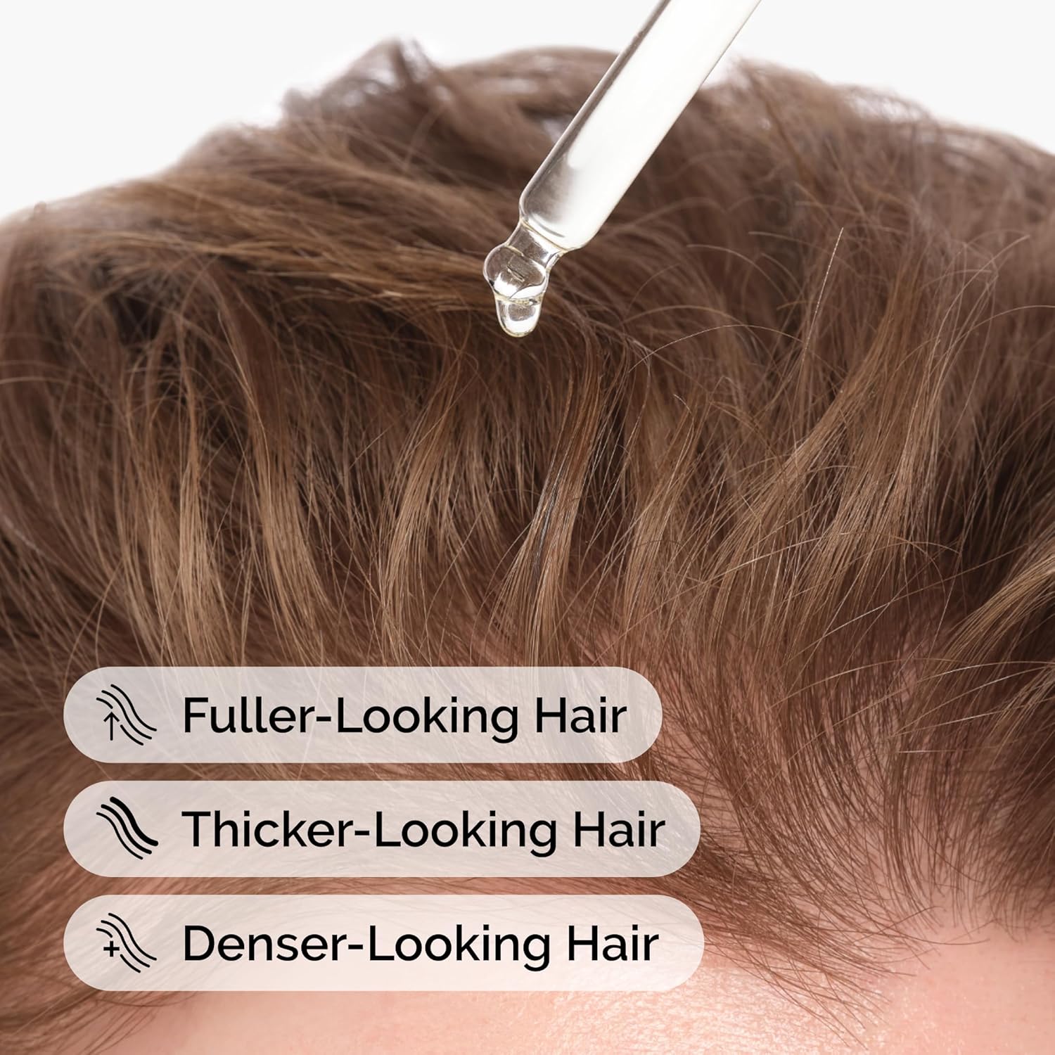 The Ordinary Multi-Peptide Serum for Hair Density and Scalp Support, Peptide-Powered Formula for Thicker, Fuller Looking Hair, 60ml