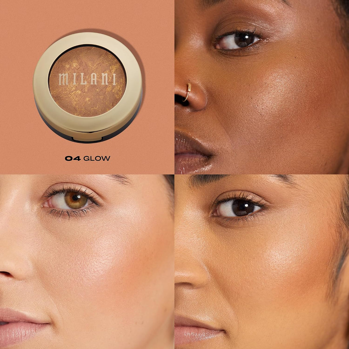 Milani Baked Bronzer, Glow, 7g Glow 1 count (Pack of 1)
