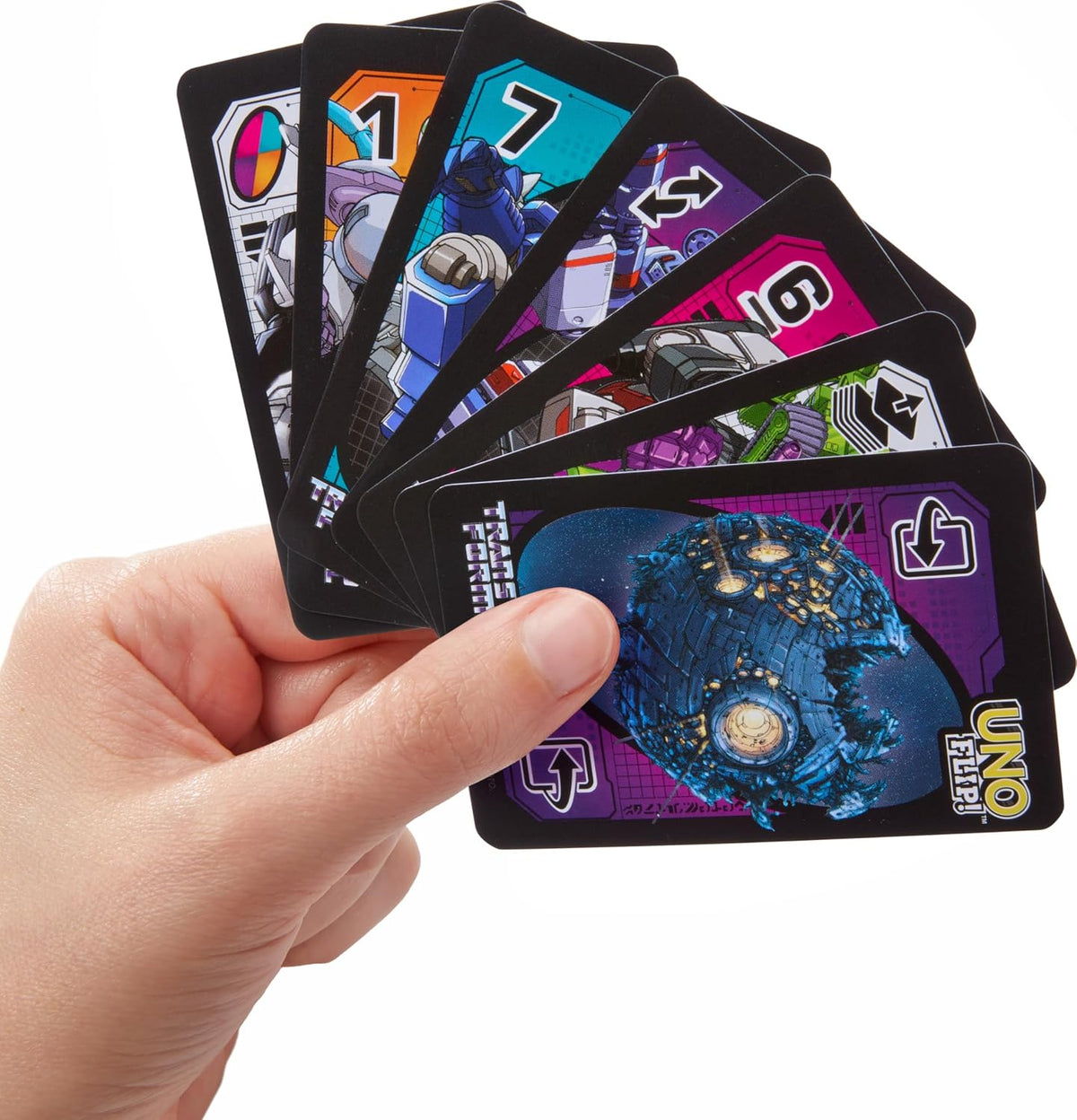 Mattel Games UNO Flip! Transformers Classic