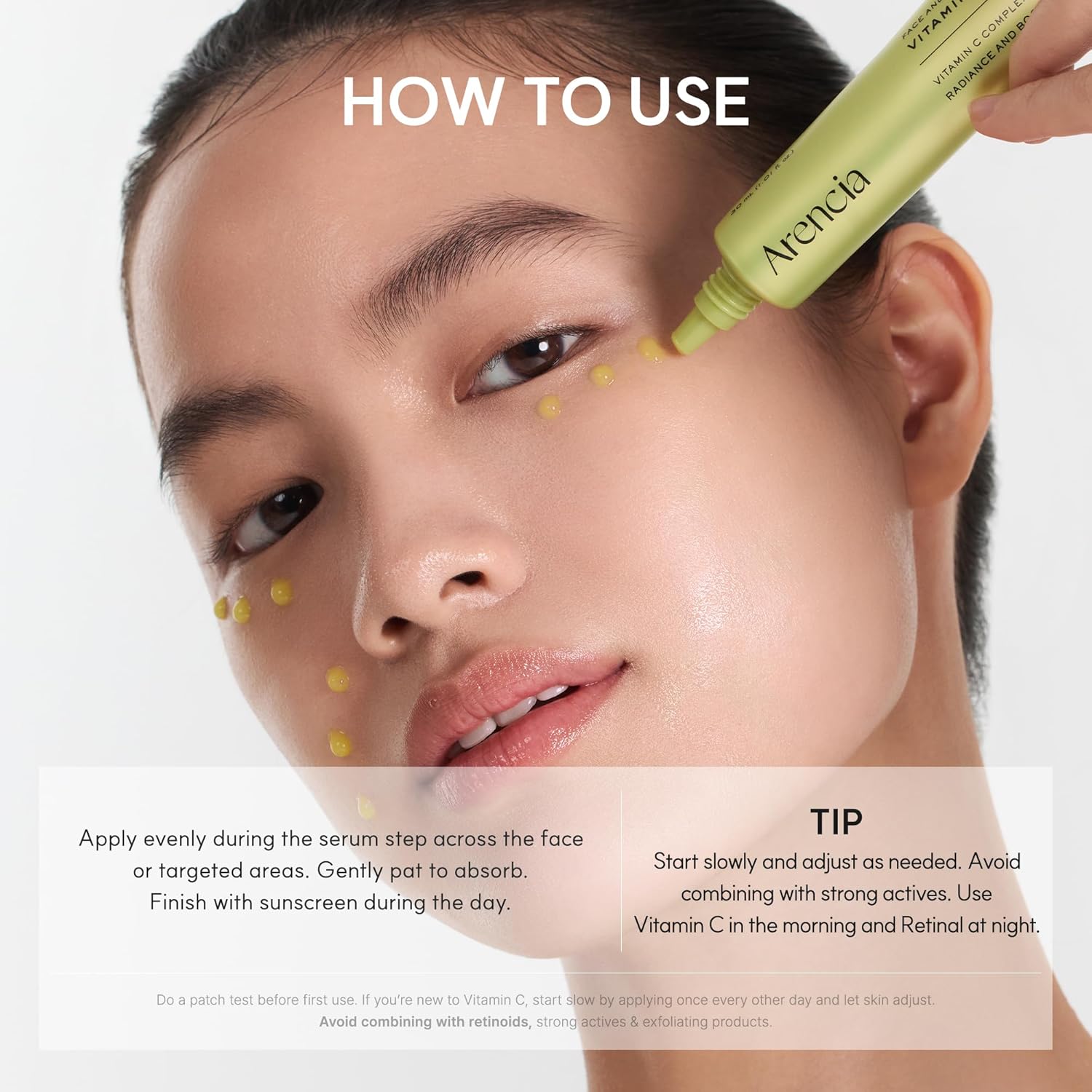 Arencia Vitamin C Booster Serum with Glutathione, Niacinamide, and Vitamin E 30mL | Korean Cosmetics | Skincare Serum | Improves Skin Tone and Radiance
