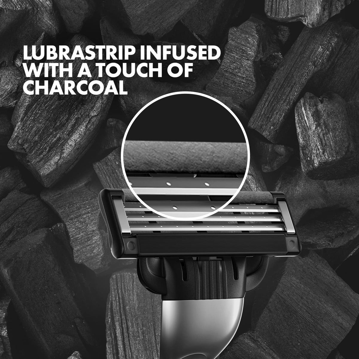 Gillette Mach3 Charcoal Shaving Razor for Men with New Enhanced Lubrastrip with a Touch of Charcoal for a Clean Close Shave & Gillette Classic Regular Pre Shave