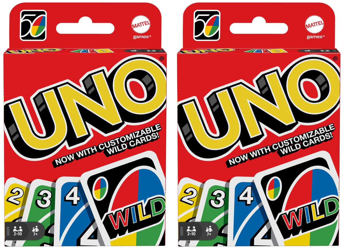UNO ZUNIA Craft Store Fast Fun Card Game for Kid, 1 Set (Pack of 2)