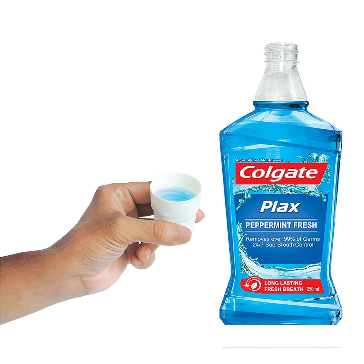 Colgate Plax Mouthwash - 250 ml (Pepper Mint, Buy 2 Get 1 Free)