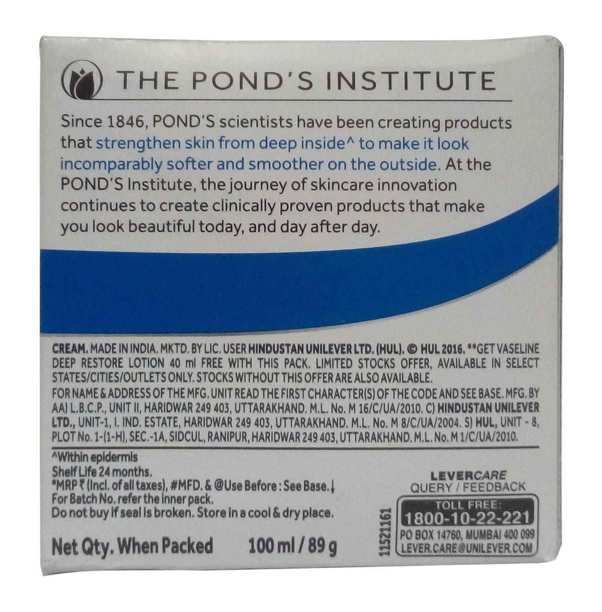 POND'S Moisturizing Cold Cream - 100ml Promo Pack
