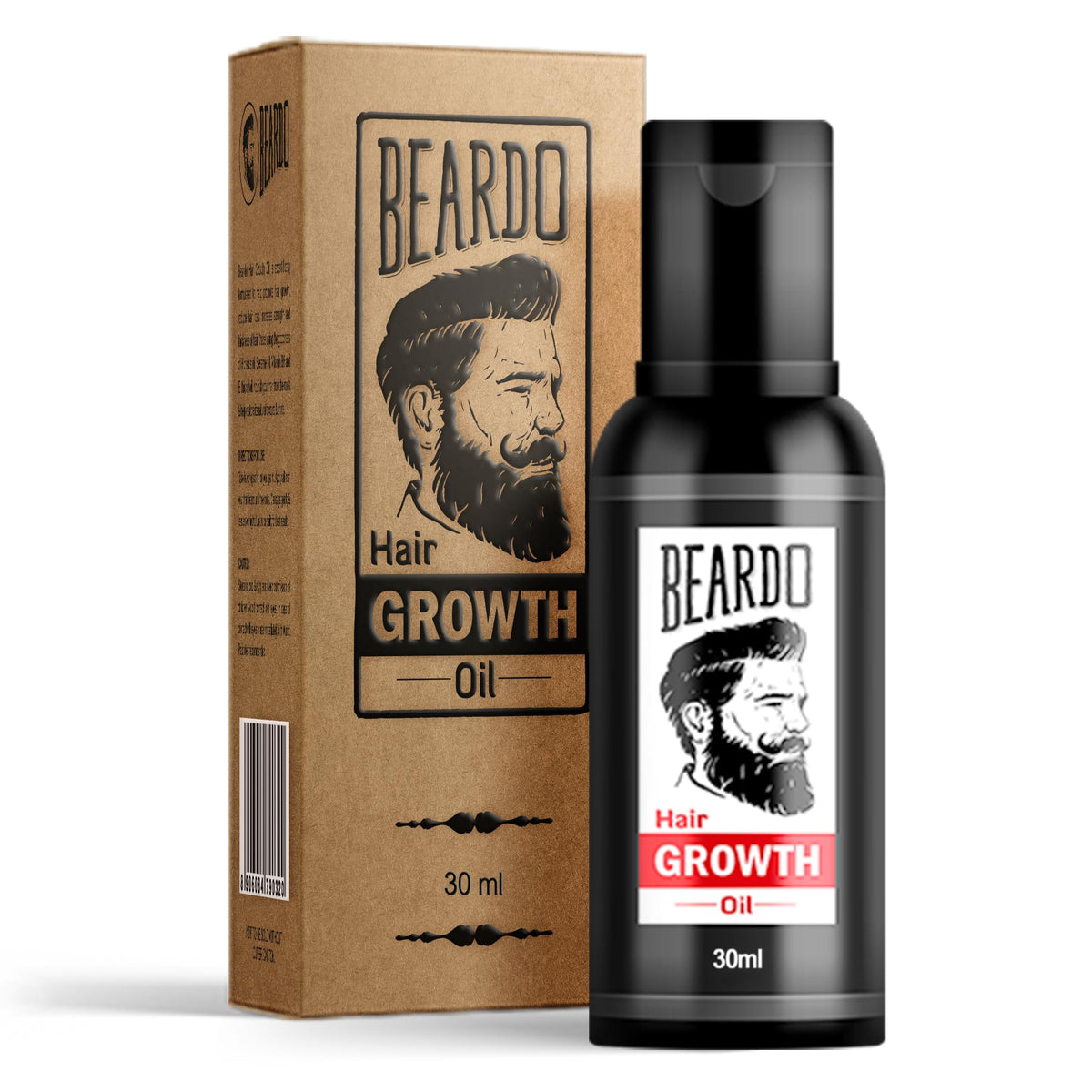 Beardo Beard & Hair Growth Oil, 30ml | Natural Hair Oil for Thicker & Longer Beard | Uneven, Patchy & Fast Beard Growth | Growth Oil for Stronger & Fuller Beard