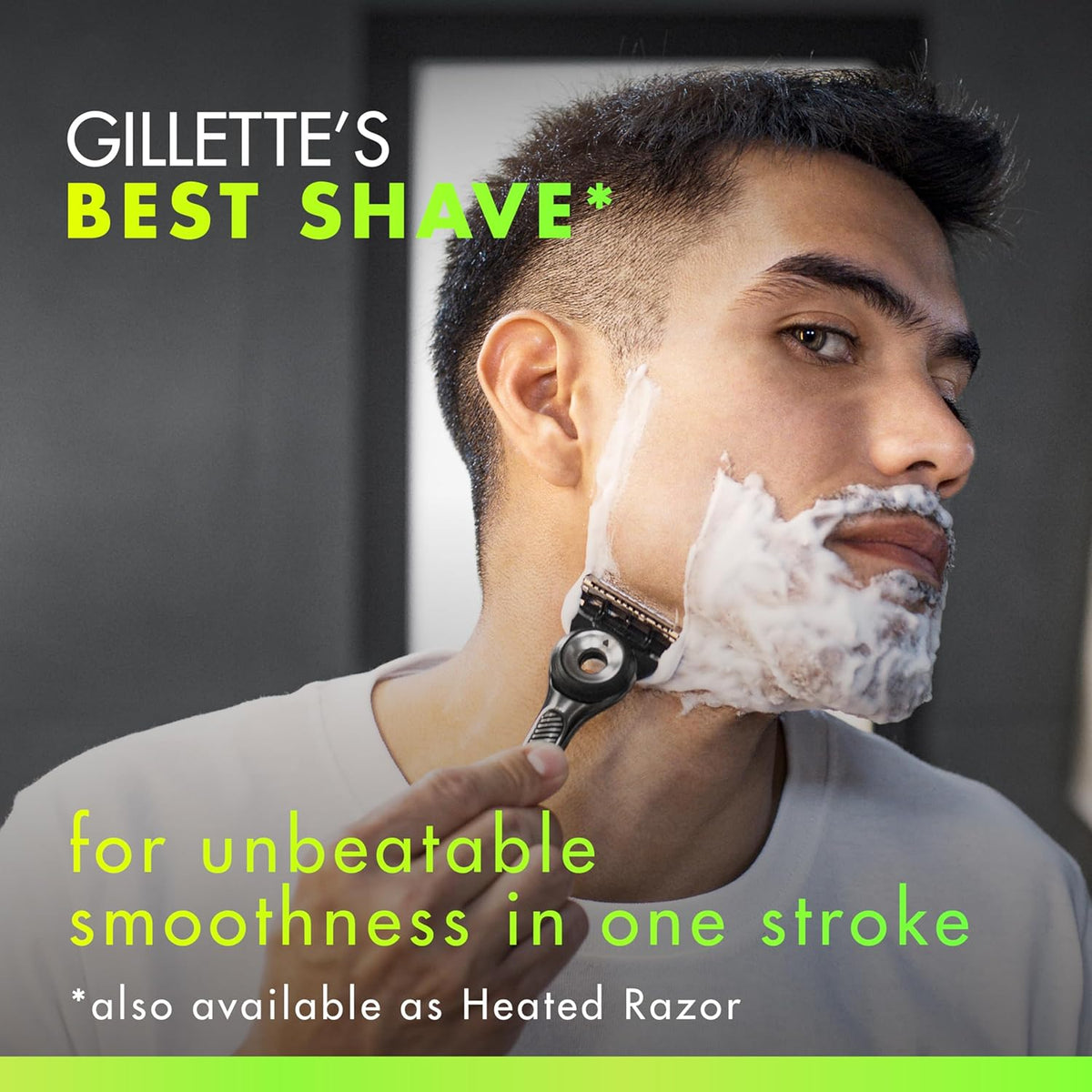 Gillette Labs Razor For Men, With 2D Flexdisc Technology, Magnetic Stand, Exfoliating Bar, Metallic Handle, 5 Anti-Friction Blades,Precision Trimmer,Waterproof