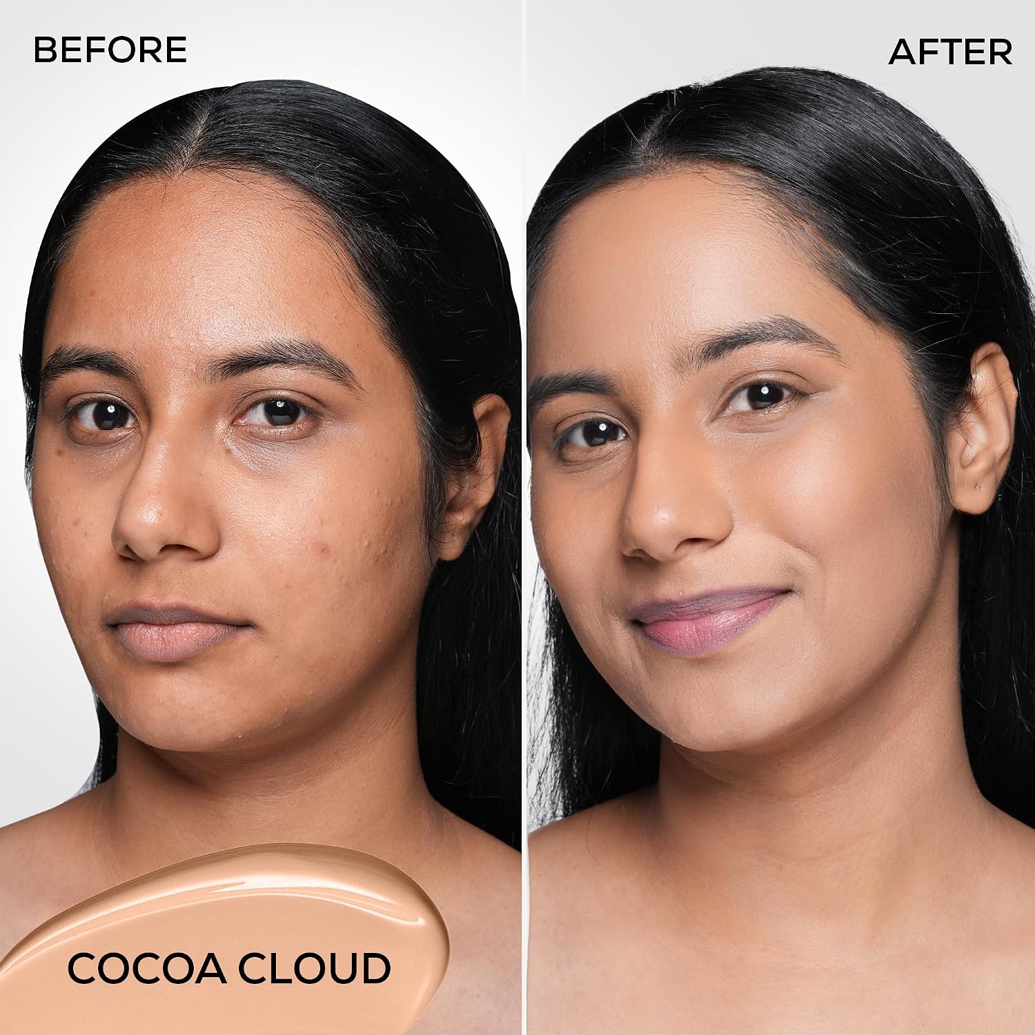 RENEE Bollywood Filter Blurring Liquid Foundation- Cocoa Cloud |Blurs Pores & Blemishes, Full Coverage, Matte Finish | Hydrates & Evens Skin Tone | With Niacinamide & Hyaluronic acid | 30ml