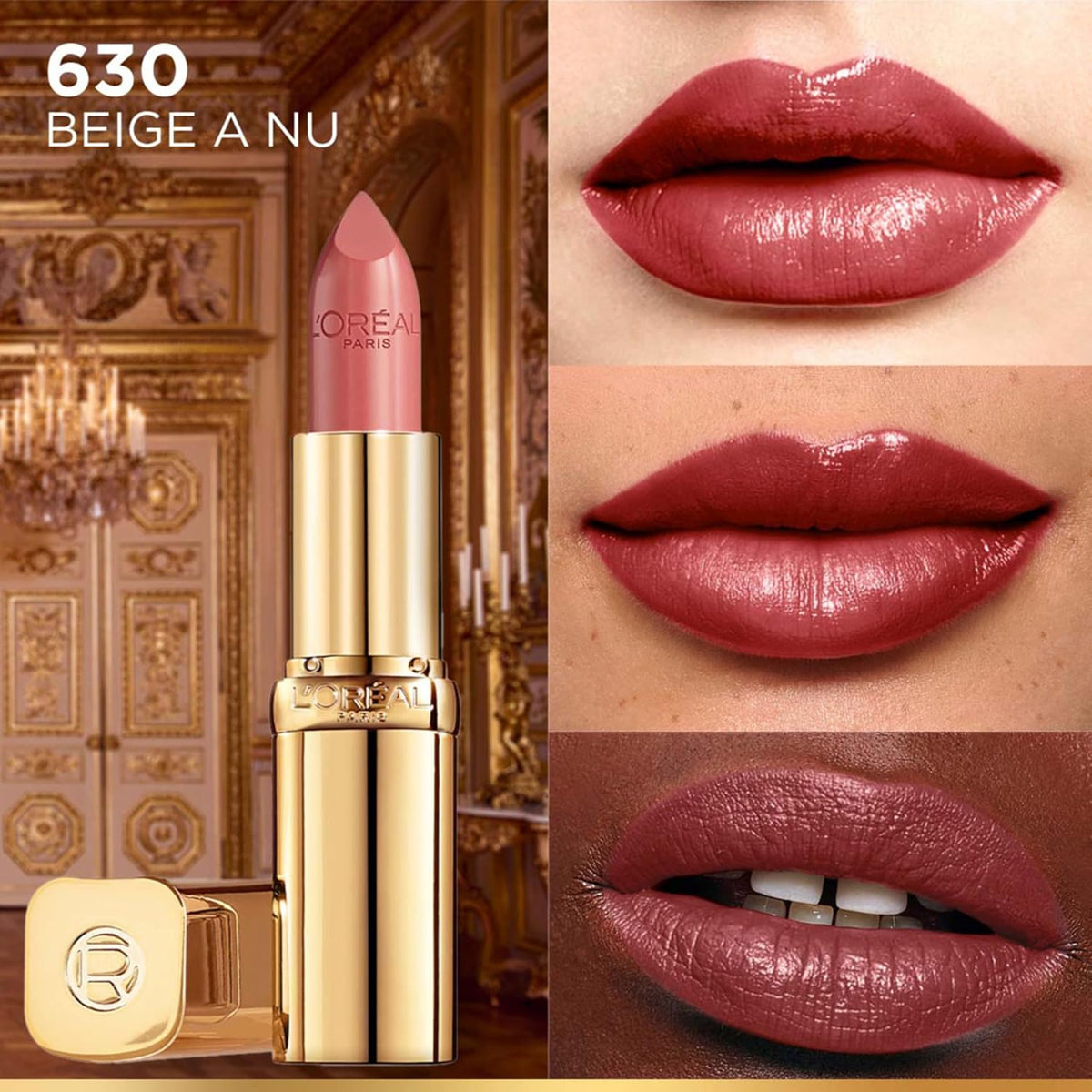 L'Oreal Paris Color Riche Satin Lipstick 601 Worth It, 4 Gm 601 Worth It 4.5 g (Pack of 1)
