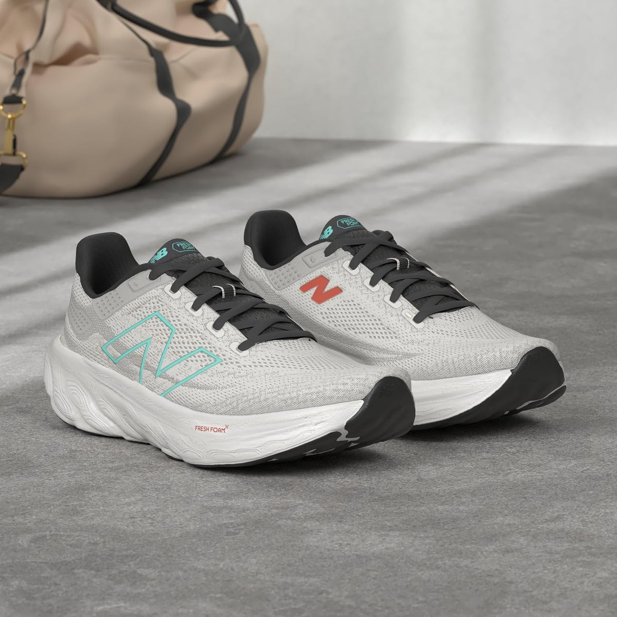 New Balance Men 1080 V13 Running Shoe 8.5 UK (9 US) Grey Matter/Cyber Jade/Black