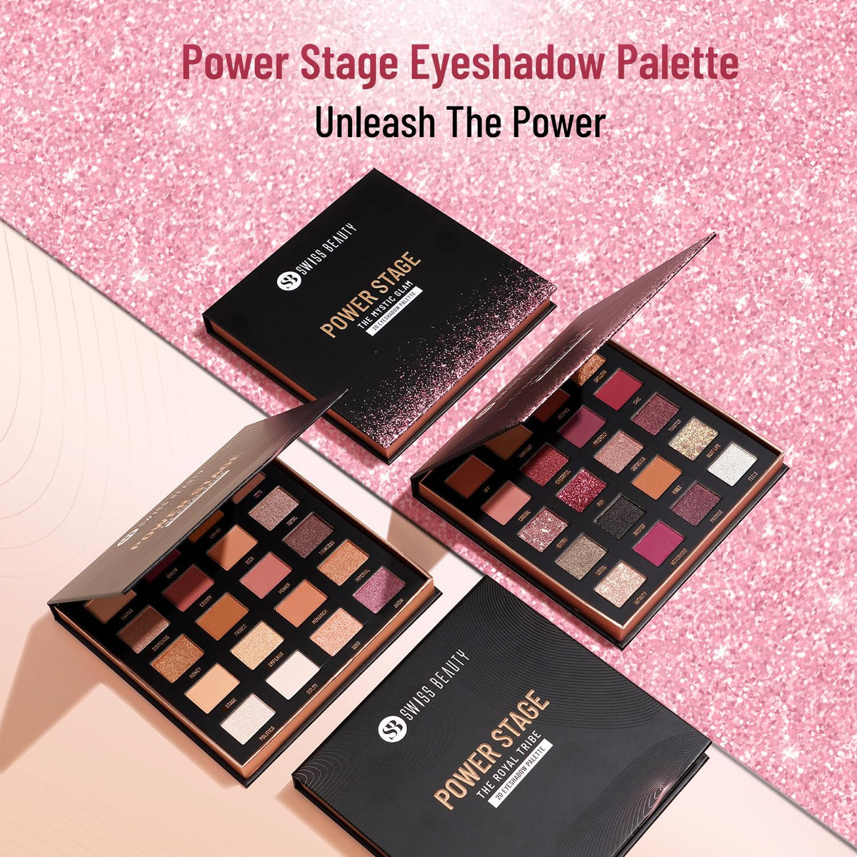 Swiss Beauty Power Stage Eyeshadow Palette (Mystic Glam)