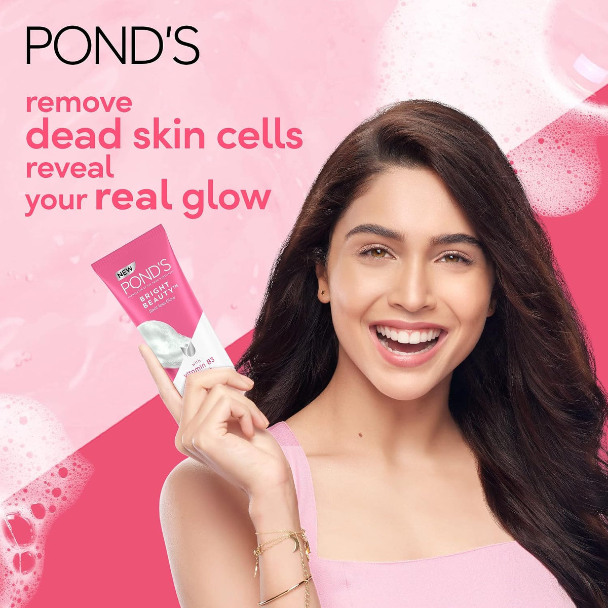 POND'S Bright Beauty Spotless Glow Facewash With Vitamin B3 200G (Pack Of 2) Bright Beauty Face Wash Face wash 200 ml