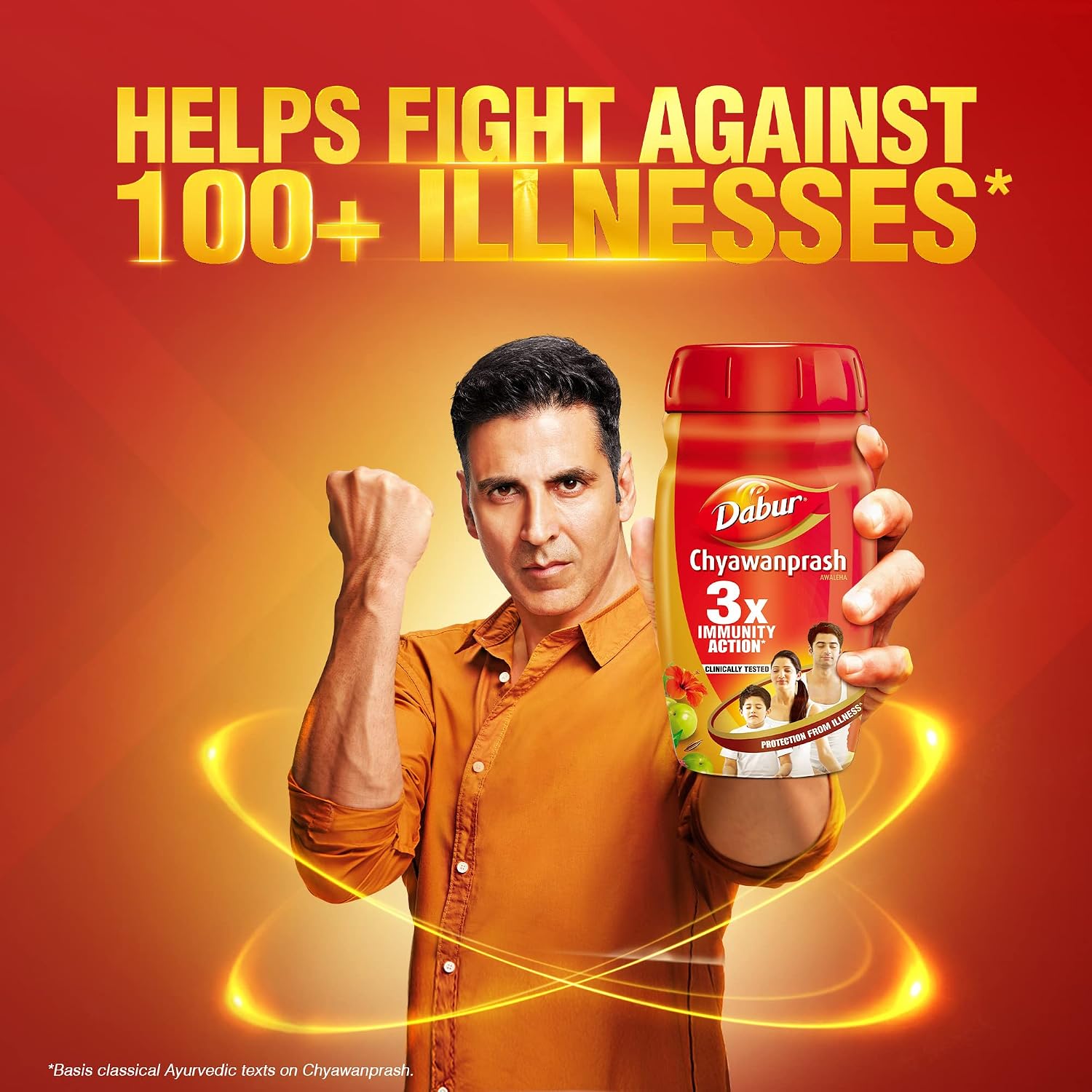 Dabur Chyawanprash - 1.5kg | 3X Immunity Action | With 40+ Ayurvedic Herbs | Helps Build Strength & Stamina | Builds Overall Health | Ayurvedic Health Supplement | Good for Digestion & Respiration