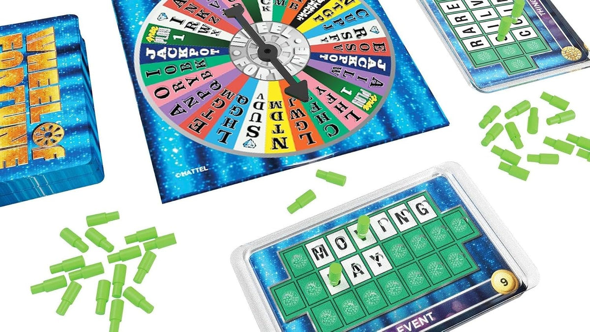 Mattel Wheel of Fortune Bingo Fast Fun Games for 7 Years & Above