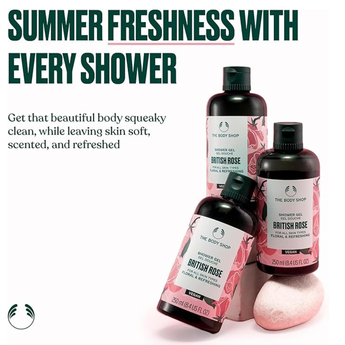The Body Shop Shower Gel 250 Ml Rose 250 ml (Pack of 1)