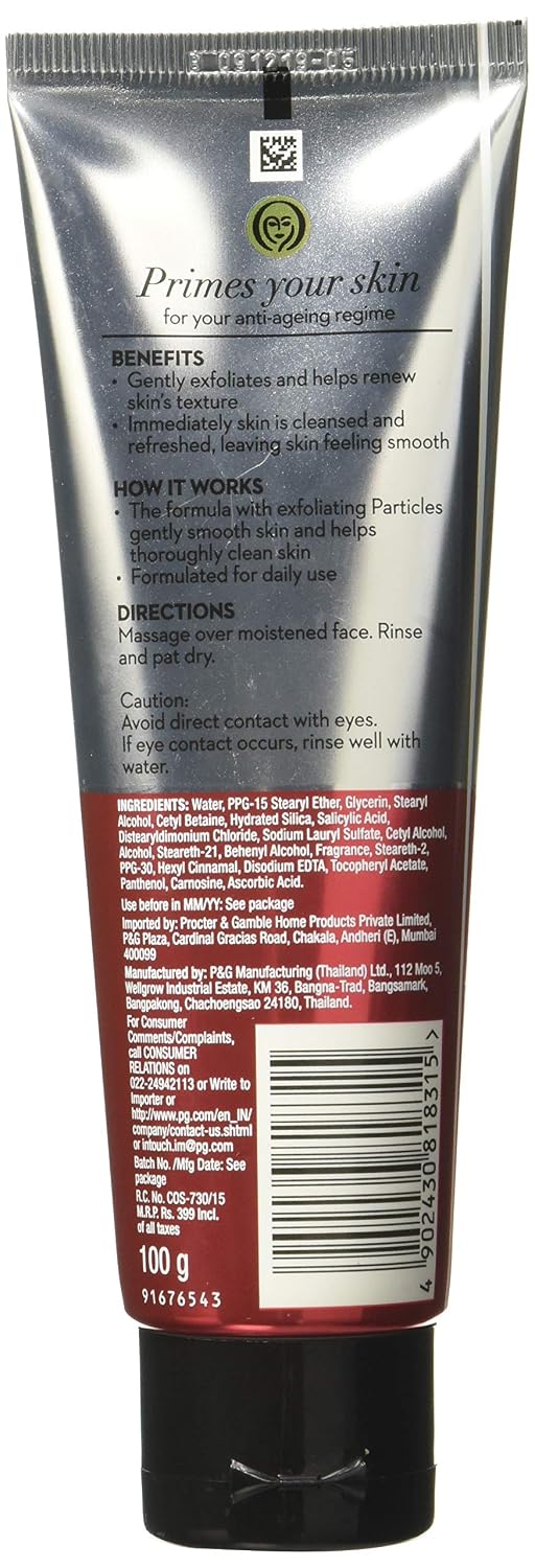 Olay Regenerist Advanced Anti-Ageing, Revitalizing Face Wash Cleanser, 100g
