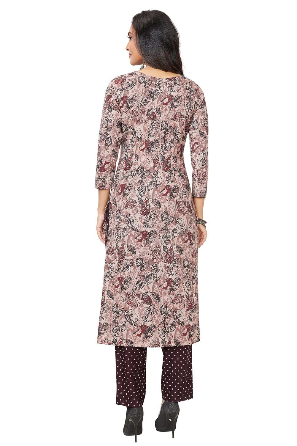 Miraan Cotton Printed Readymade Salwar Suit For Women (MIRAANBAND2915)