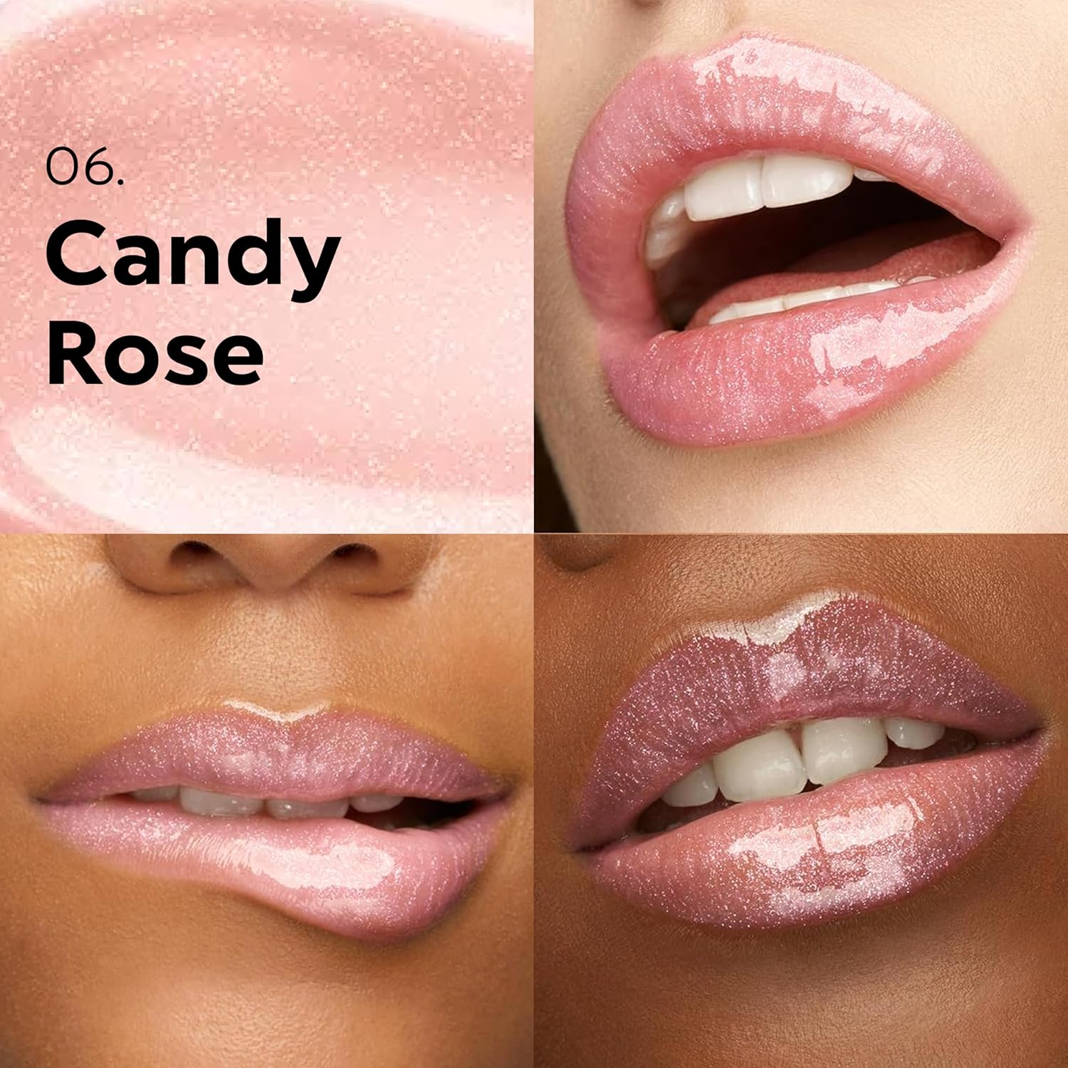 KIKO Milano 3D Hydra Lip Gloss – High Shine, Hydrating, Plumping, Non-Sticky, Moisturizing Lip Makeup Color:06 Candy Rose