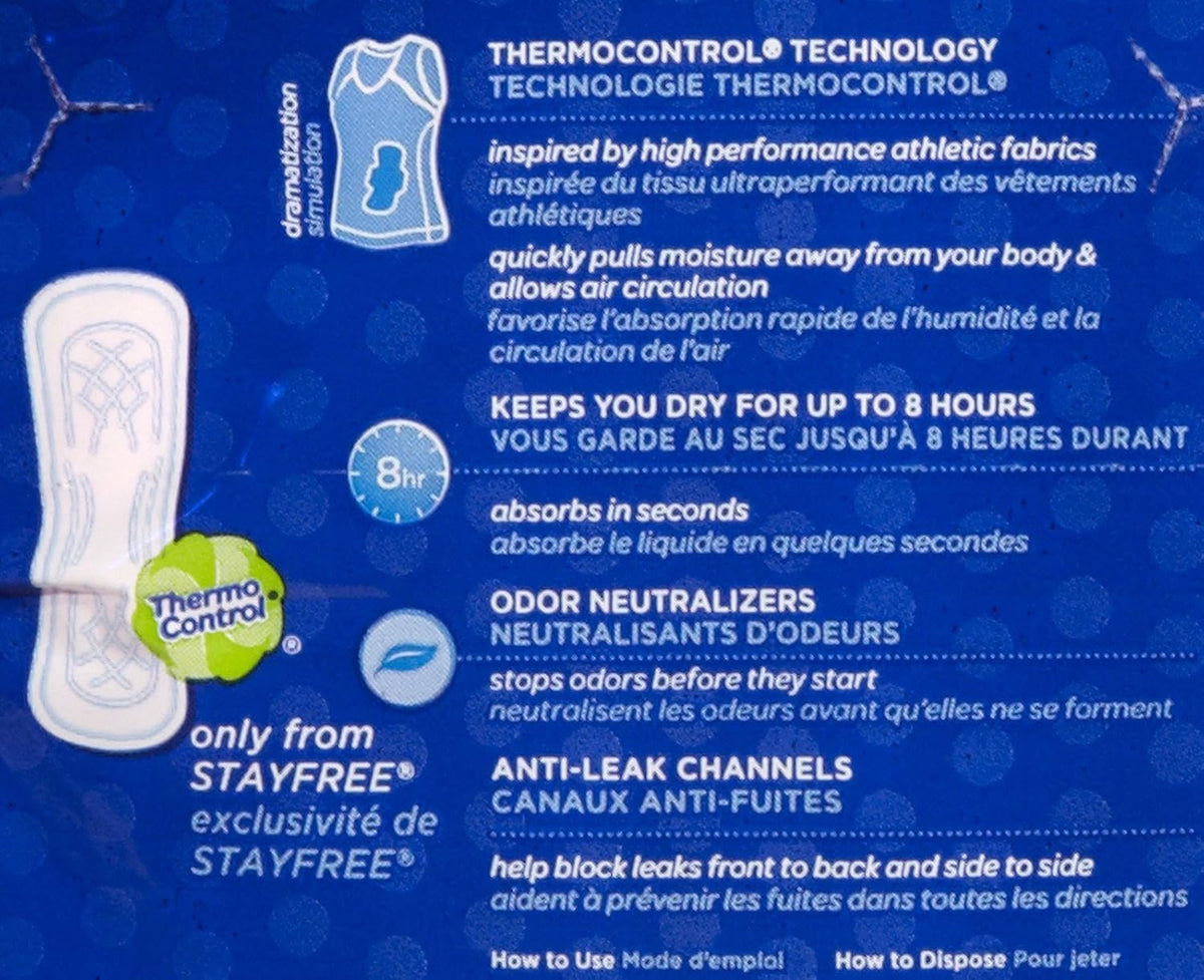 Stayfree Maxi Pads Super - 10 ct
