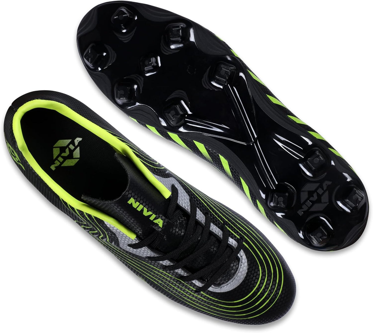 Nivia Kinatic Football Stud Shoe Foe Men/Sports and Soccer Shoe/Comfortable and Lightweight 11 UK