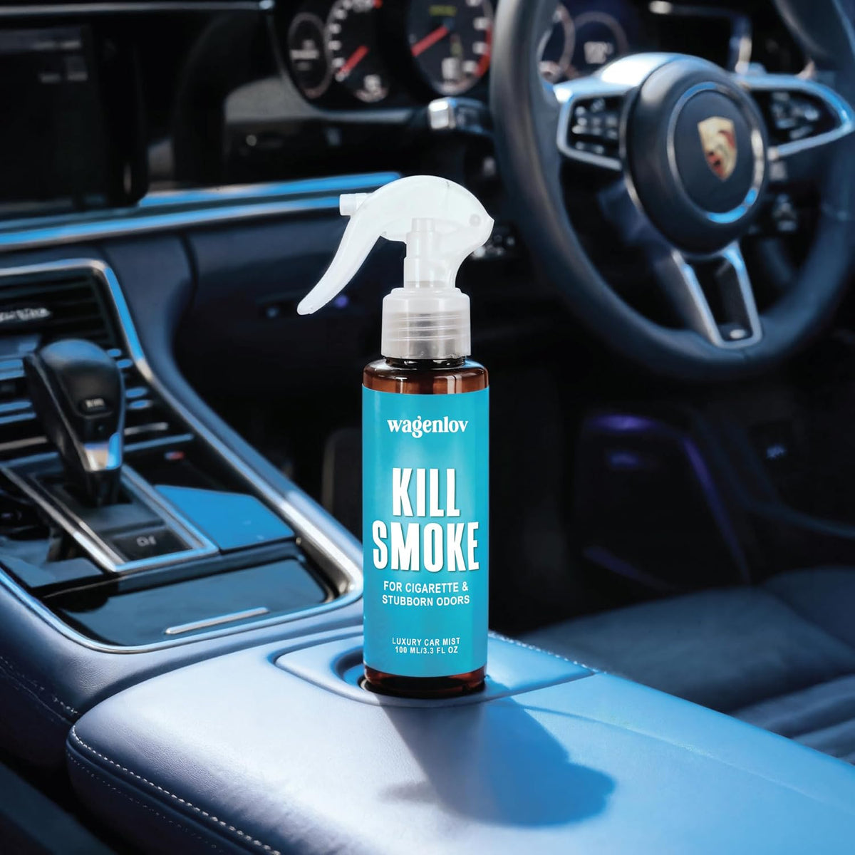 Wagenlov Kill Smoke, Odour Eliminator For Car, Home, Office | Patented Japanese Molecule Formula | Removes Stubborn Smoke Smells | Long-Lasting Luxury Air Fresh