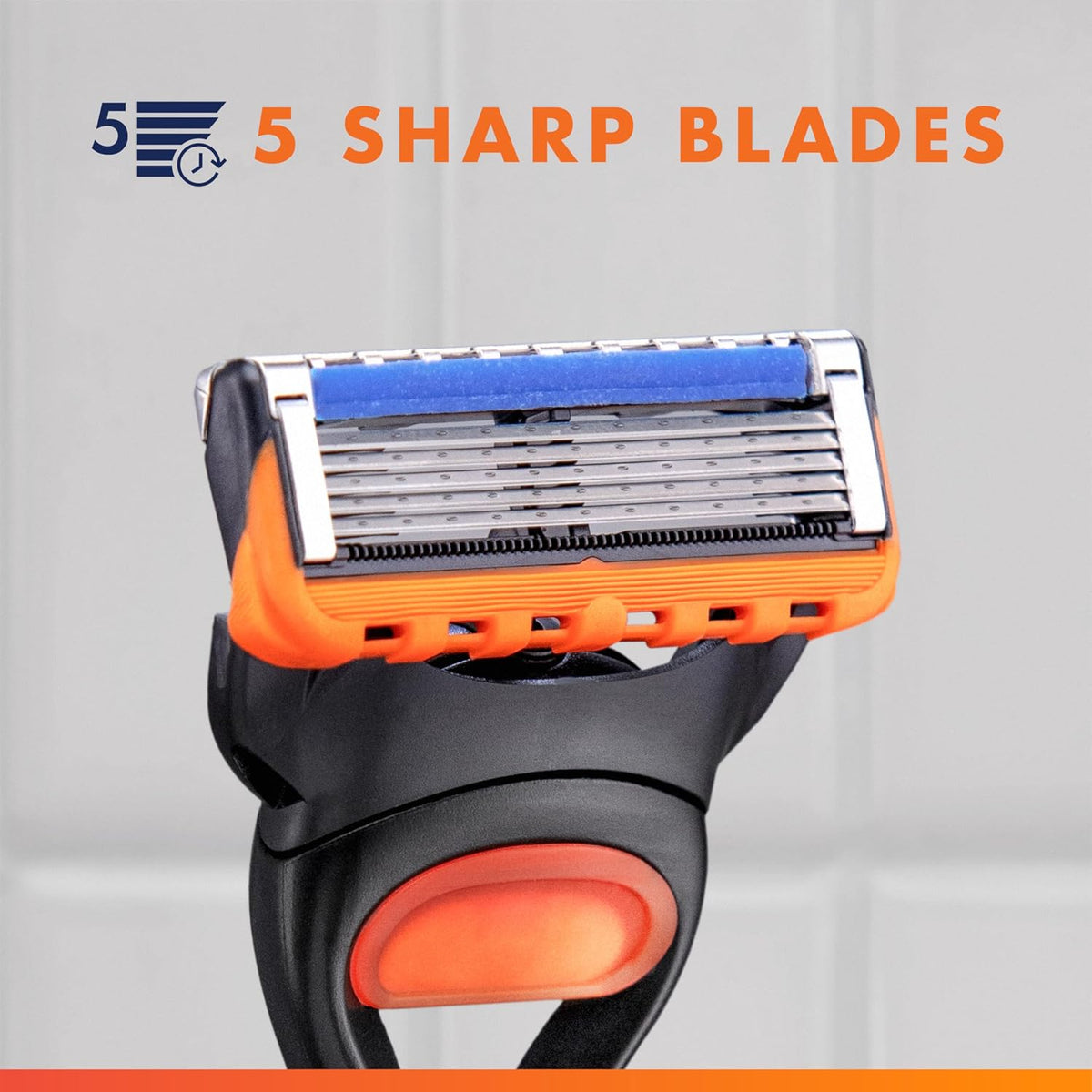 Gillette Fusion5 Men's Razor, Handle & 2 Blade Refills