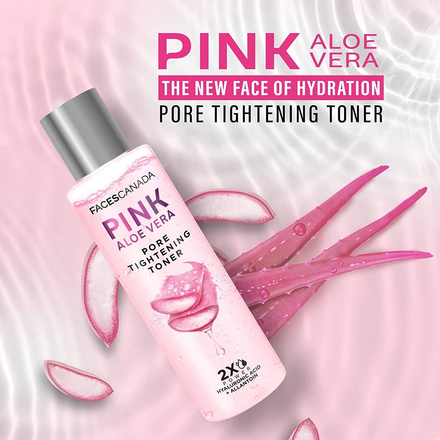 FACES CANADA - Pink Aloe Vera Pore Tightening Toner (100mL)