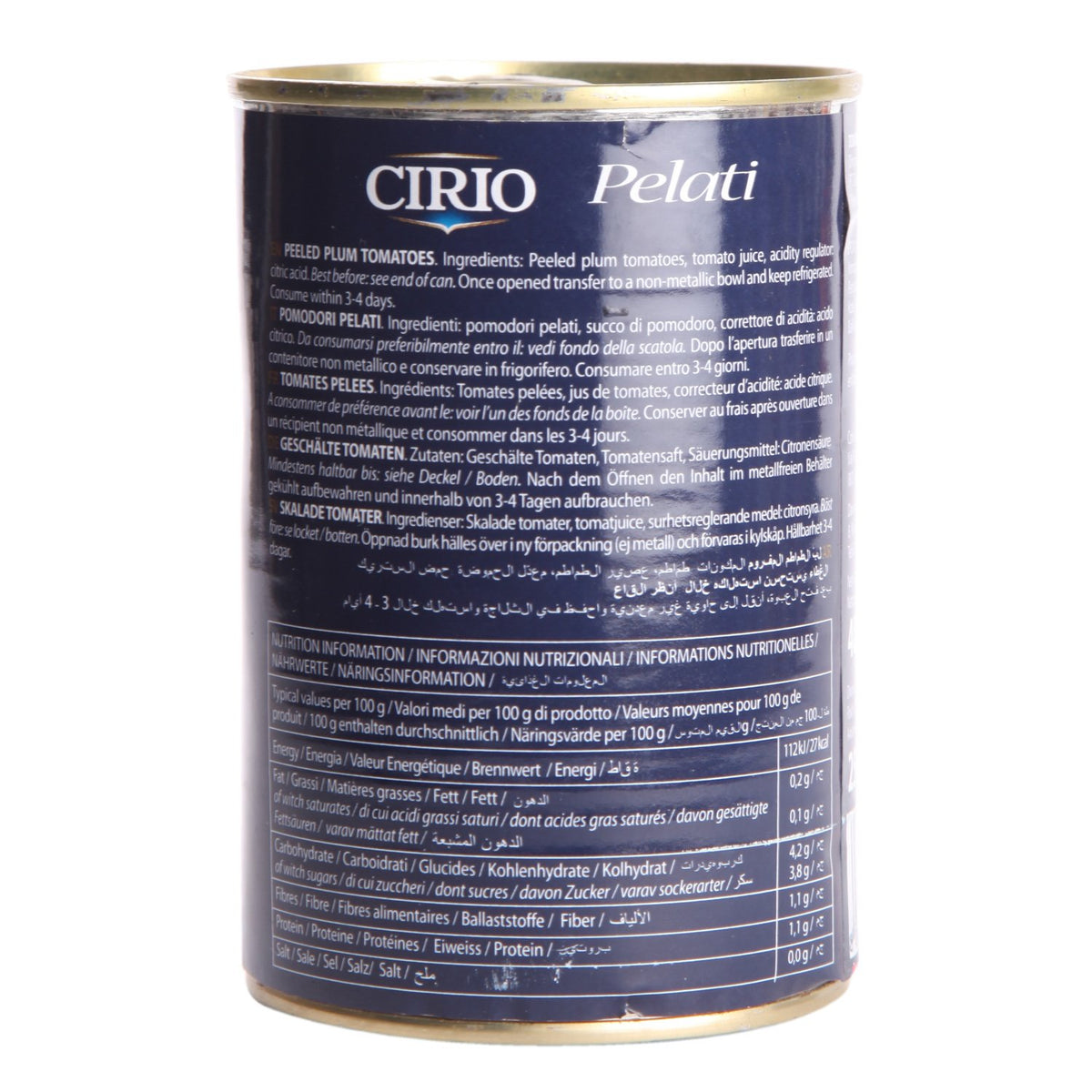 Cirio Canned Food - Peeled Plum Tomatoes, 400g Can