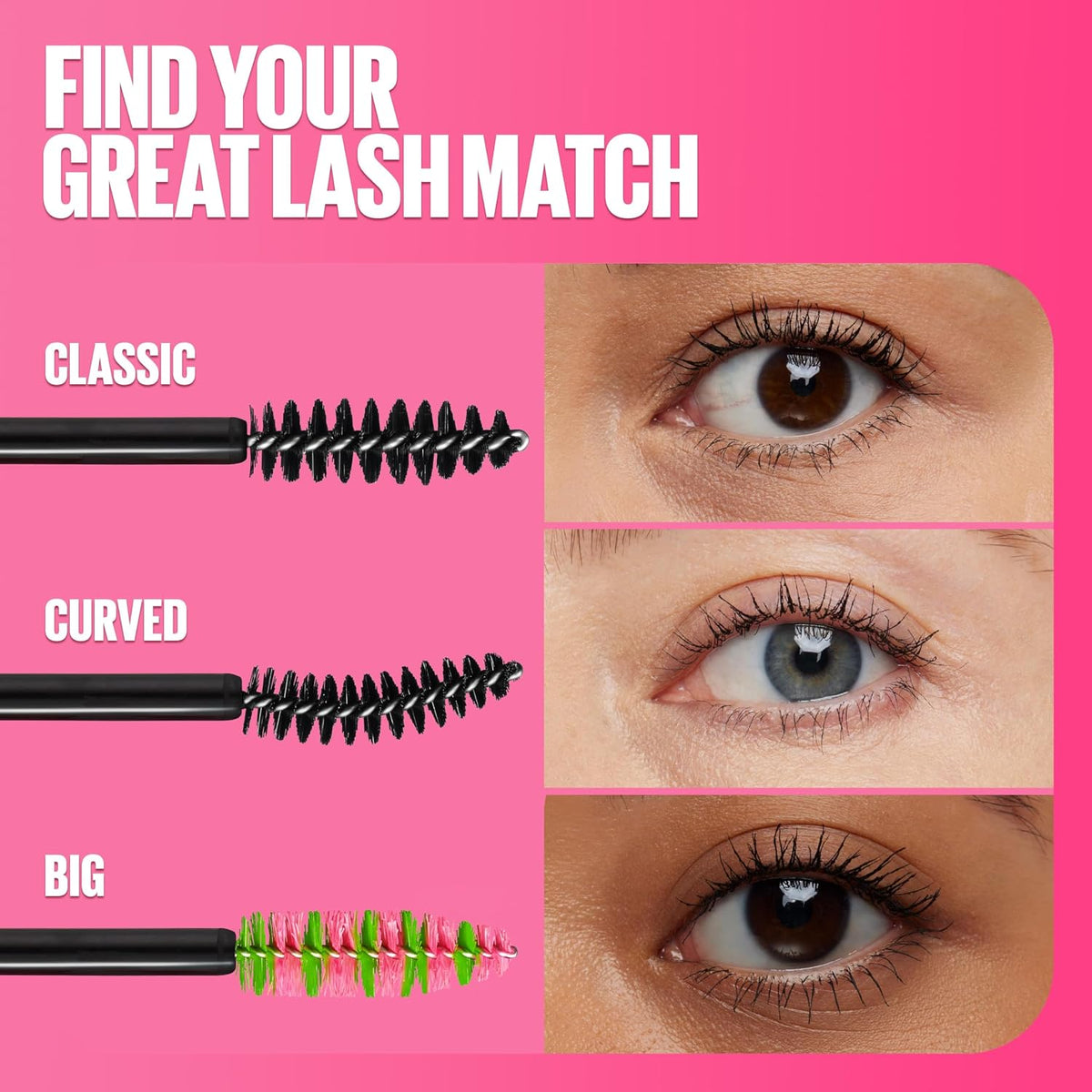Maybelline Great Lash Waterproof Mascara, Very Black, 1301ml