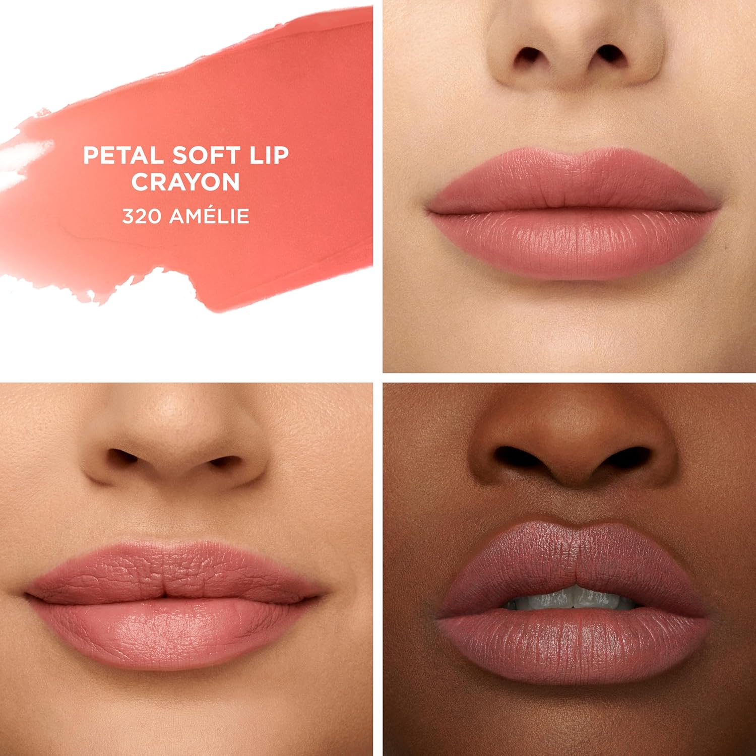 Laura Mercier Petal Soft Lipstick Crayon, 24HR Lip Softening Hydration, 12HR Sheer Matte Lip Color, Comfortable Weightless Wear, Diffused, Blurred Effect