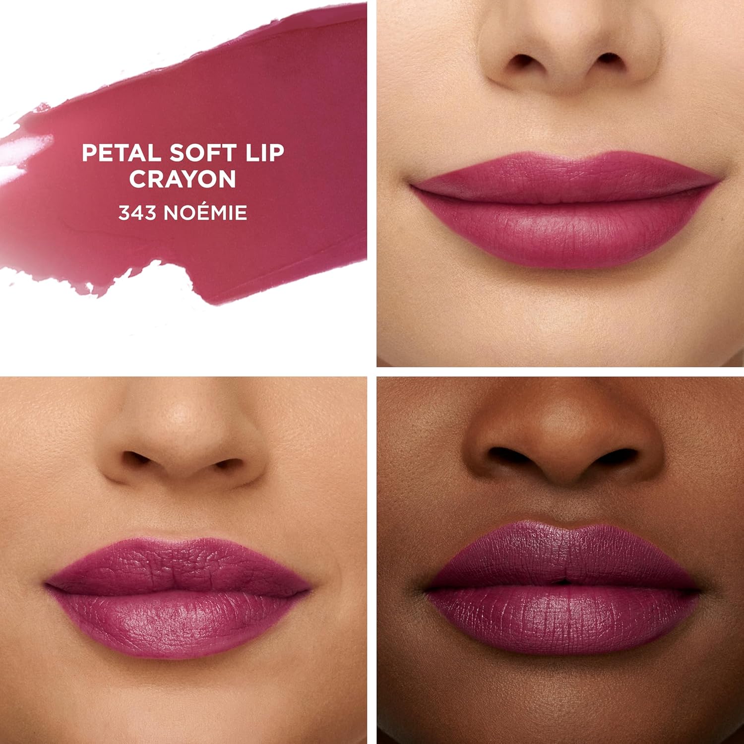 Laura Mercier Petal Soft Lipstick Crayon, 24HR Lip Softening Hydration, 12HR Sheer Matte Lip Color, Comfortable Weightless Wear, Diffused, Blurred Effect