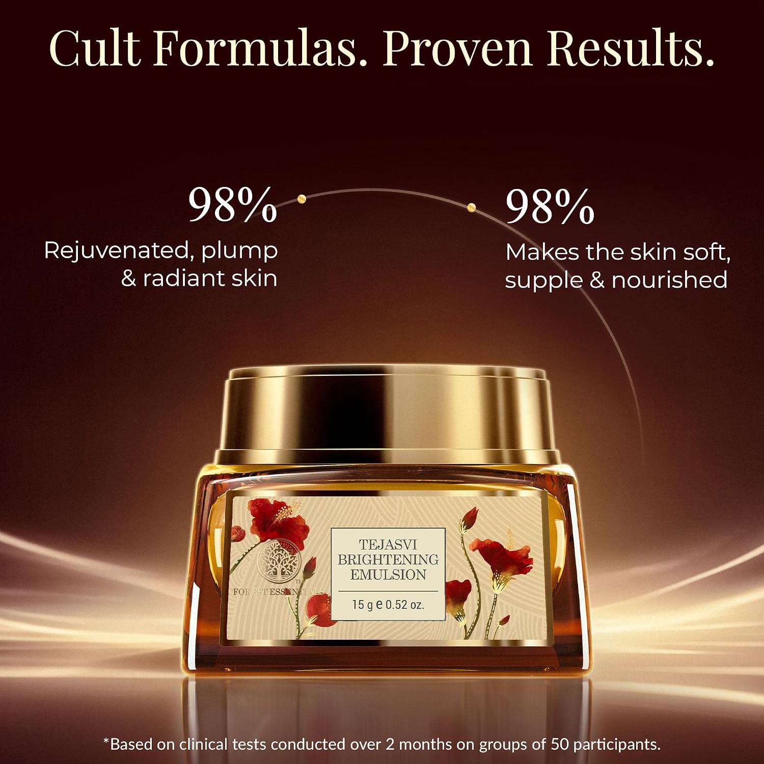Forest Essentials Deeply Nourishing Brightening Ghee Cream | Ayurvedic Massage Cream with Pure Ghee | Improves Texture, Radiance & Firmness | For All Skin Types