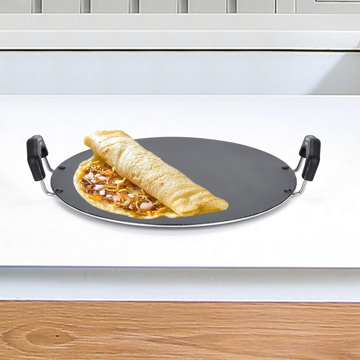 Sumeet 4mm Nonstick Saral Tawa 30.5 Cm (Silver)