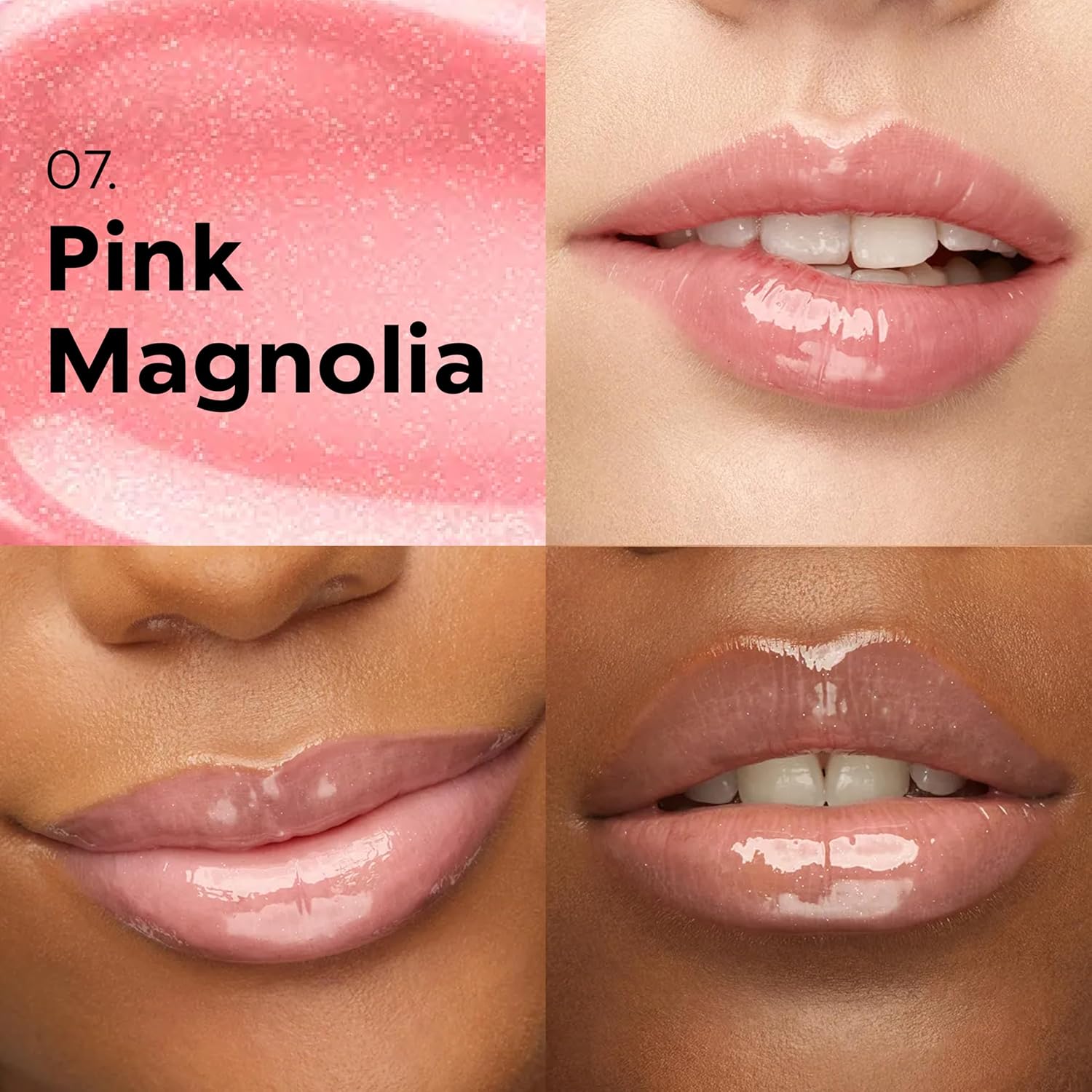 KIKO Milano 3D Hydra Lip Gloss – High Shine, Hydrating, Plumping, Non-Sticky, Moisturizing Lip Makeup Color:07 Pink Magnolia