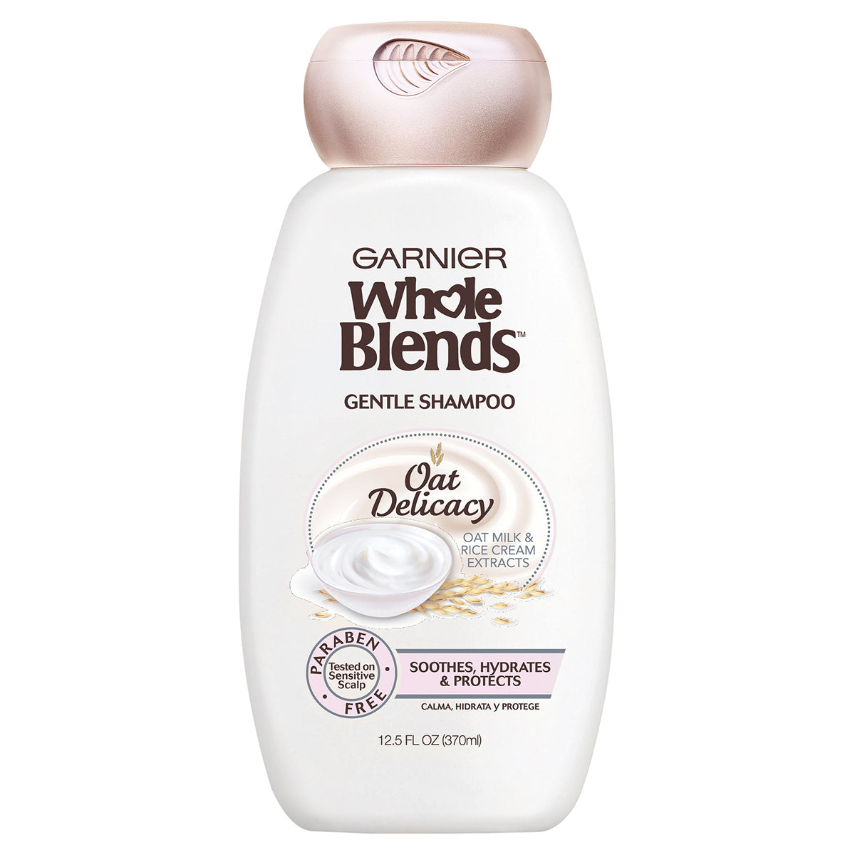 Garnier Whole Blends Gentle Oat Delicacy Shampoo for Sensitive Scalp (12.5 Fl. Oz)