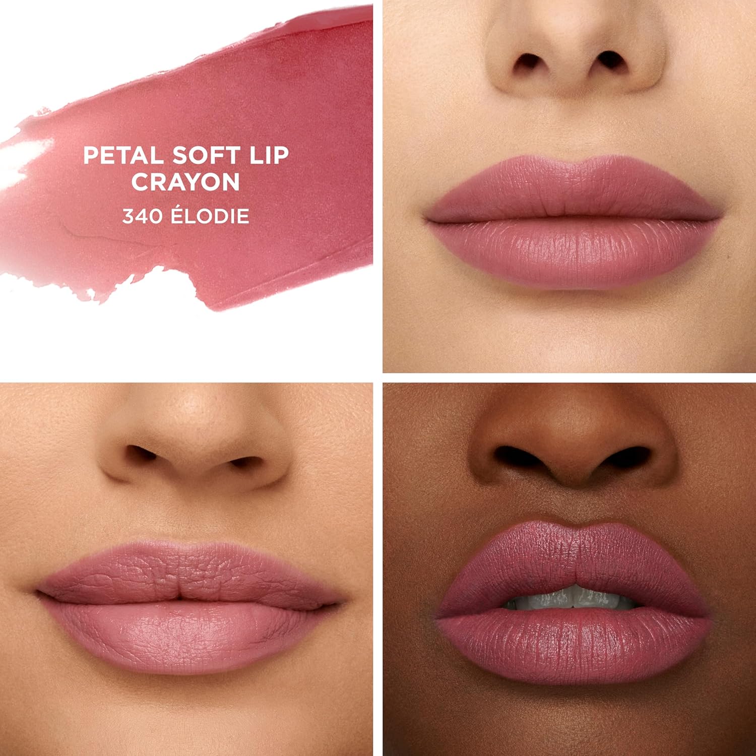 Laura Mercier Petal Soft Lipstick Crayon, 24HR Lip Softening Hydration, 12HR Sheer Matte Lip Color, Comfortable Weightless Wear, Diffused, Blurred Effect