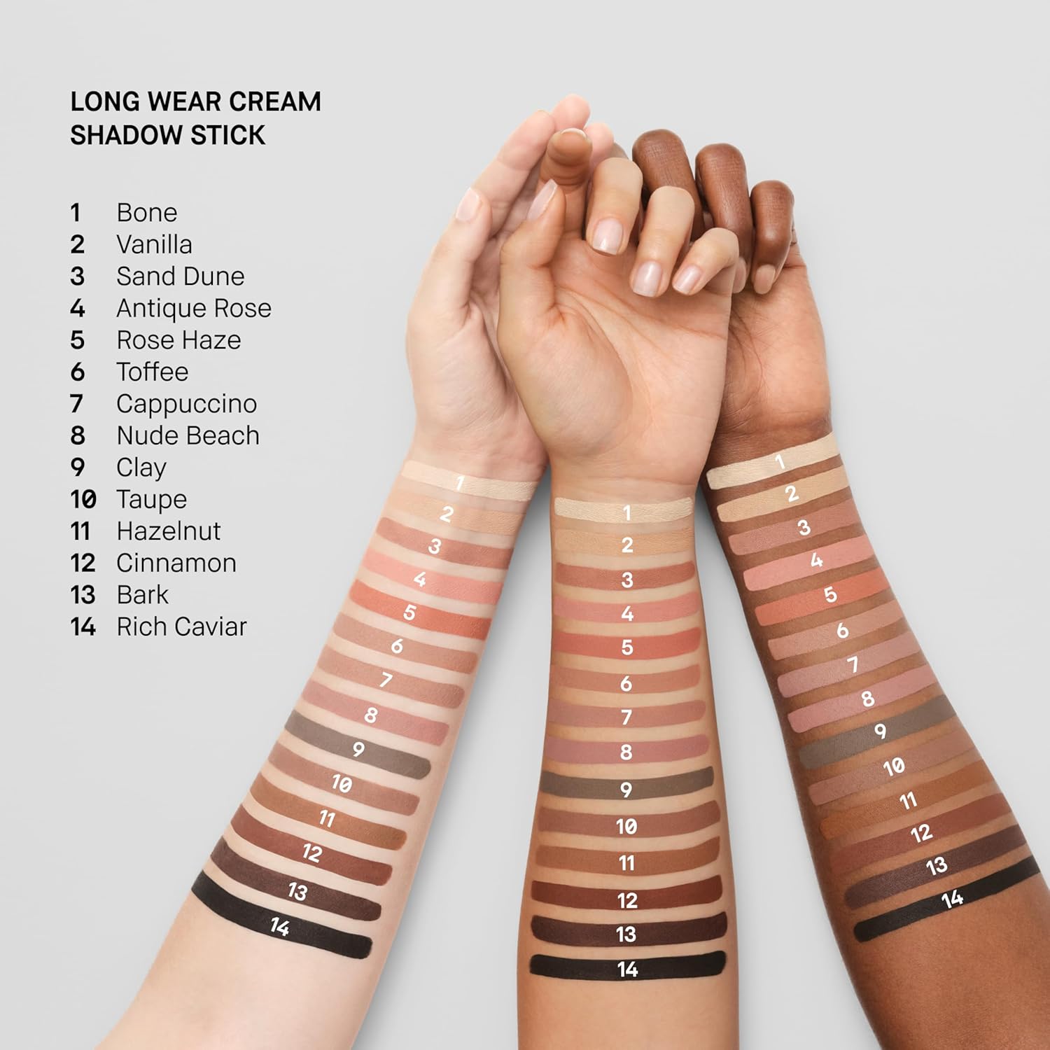 Bobbi Brown Long-Wear Cream Shadow Stick | 24-Hour Eyeshadow Stick | High-Pigment, Buildable Shades with Three Finishes Color:01 Bone (A pale yellow, matte)  Configuration:Standard Size - 0.05 Ounce