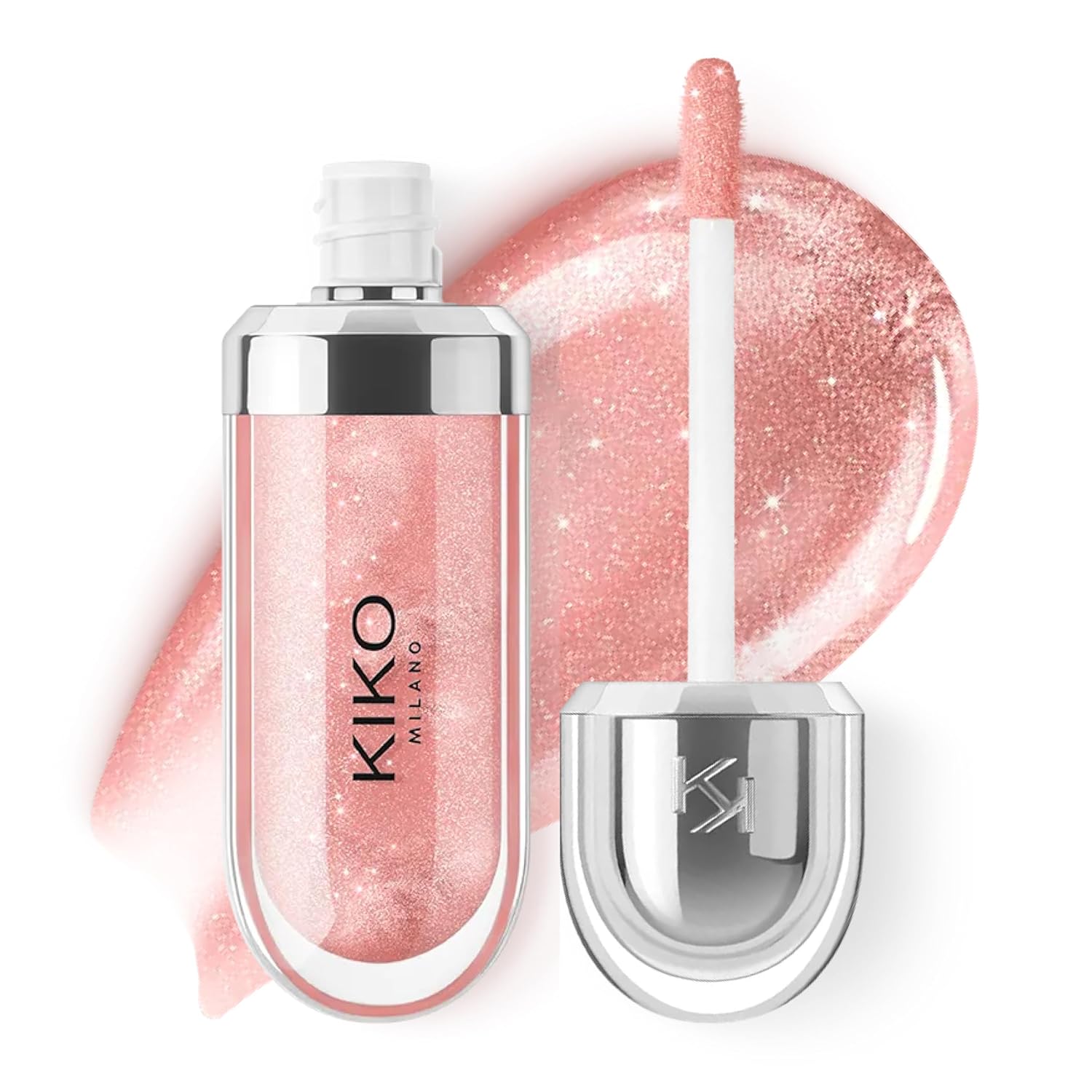 KIKO Milano 3D Hydra Lip Gloss – High Shine, Hydrating, Plumping, Non-Sticky, Moisturizing Lip Makeup Color:31 Pearly Shell