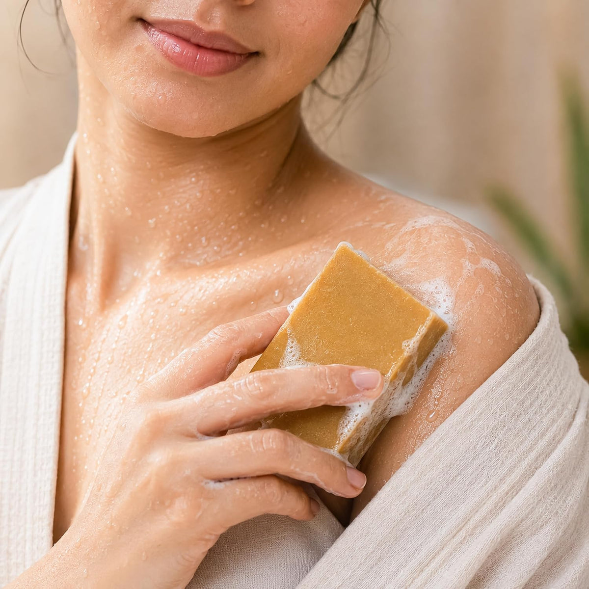 WISE & SECRETS Multani Mitti Face Soap 100GM | Nourishing Face Soap For All Skin Type | 100% Pure Organic & Natural
