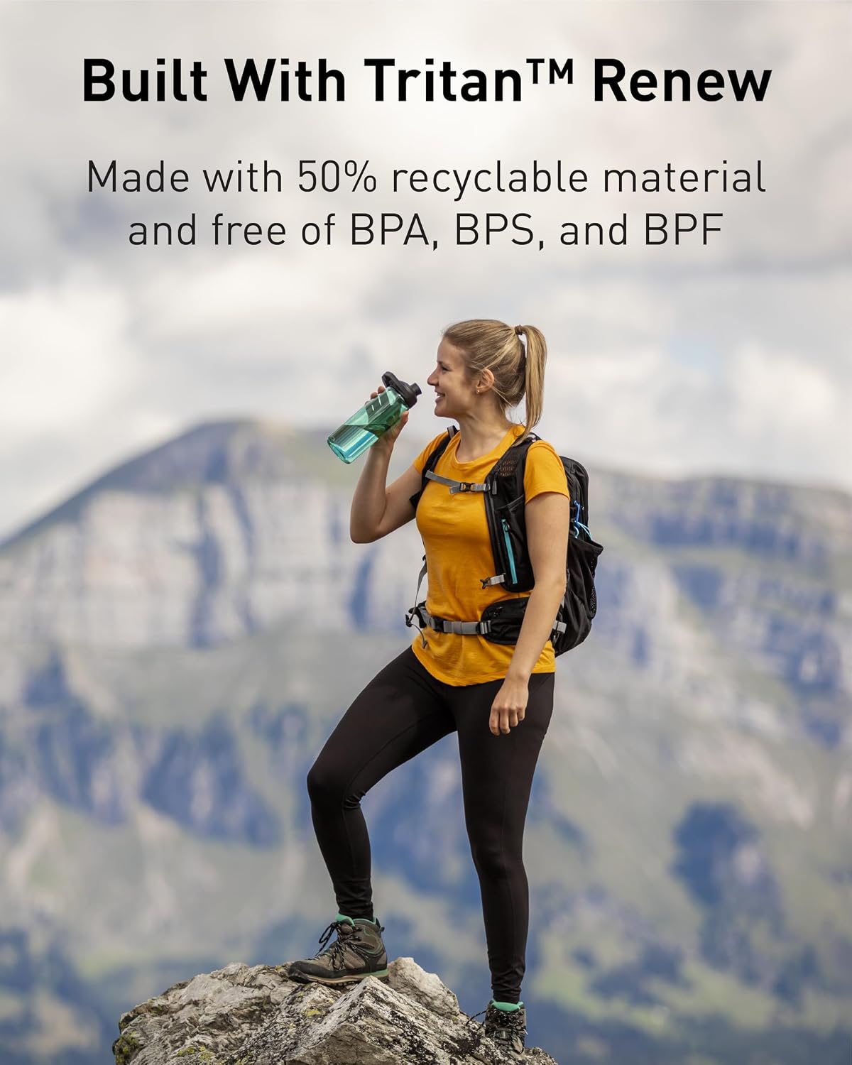 CamelBak Chute Mag BPA Free Water Bottle with Tritan Renew, 50oz, Oxford 1500 ml Blue