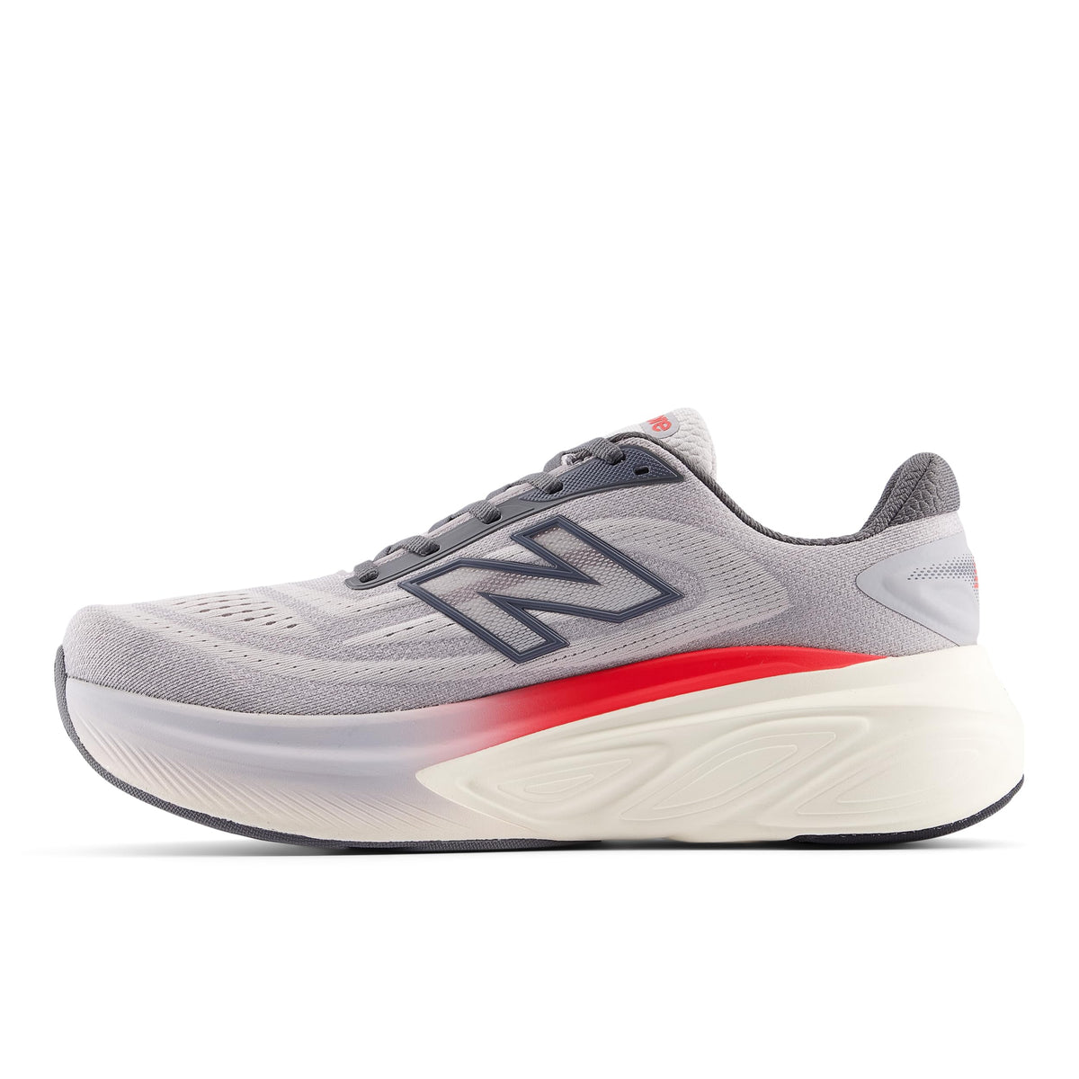 New Balance Men More Running Shoes 14 X-Wide Grey Matter/True Red/Castlerock