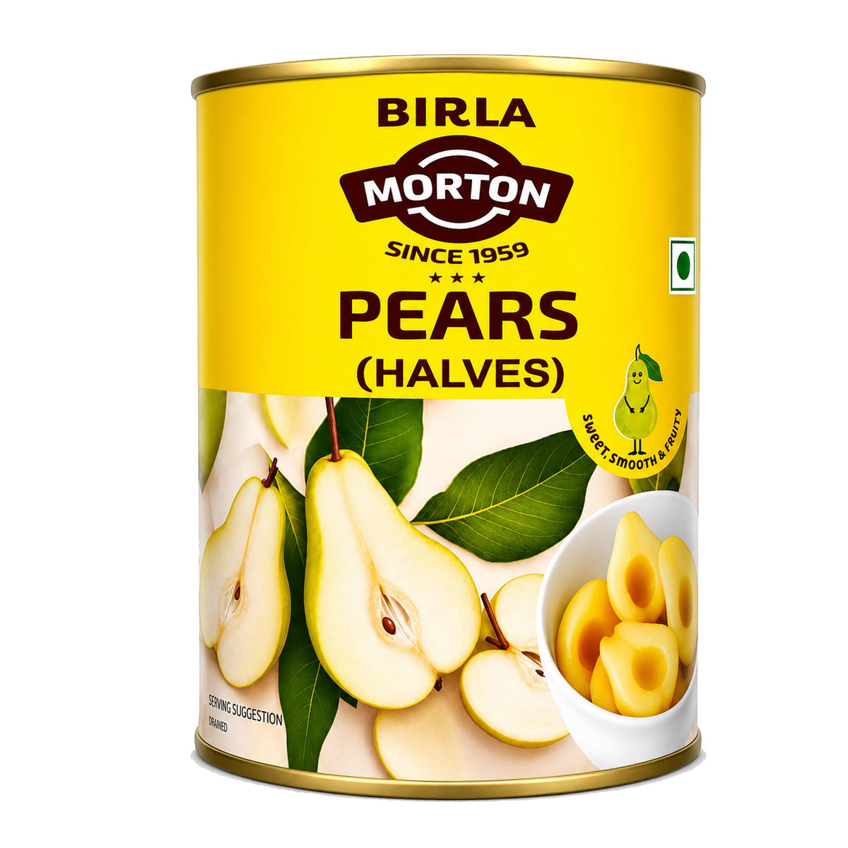 Morton By Birla Pears Halves 850 Gm Pack of 2 850 g (Pack of 2)
