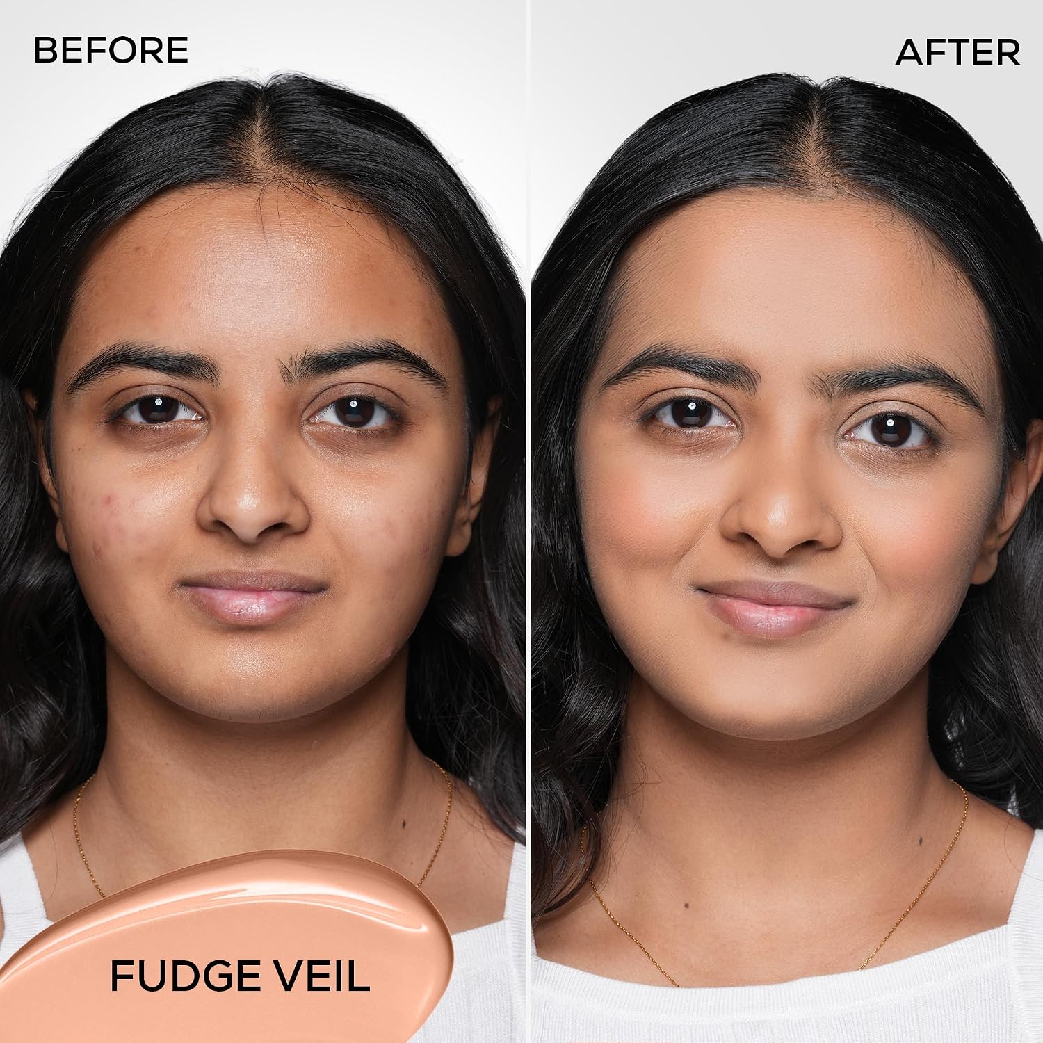 RENEE Bollywood Filter Blurring Liquid Foundation- Fudge Veil |Blurs Pores & Blemishes, Full Coverage, Matte Finish | Hydrates & Evens Skin Tone | With Niacinamide & Hyaluronic acid | 30ml