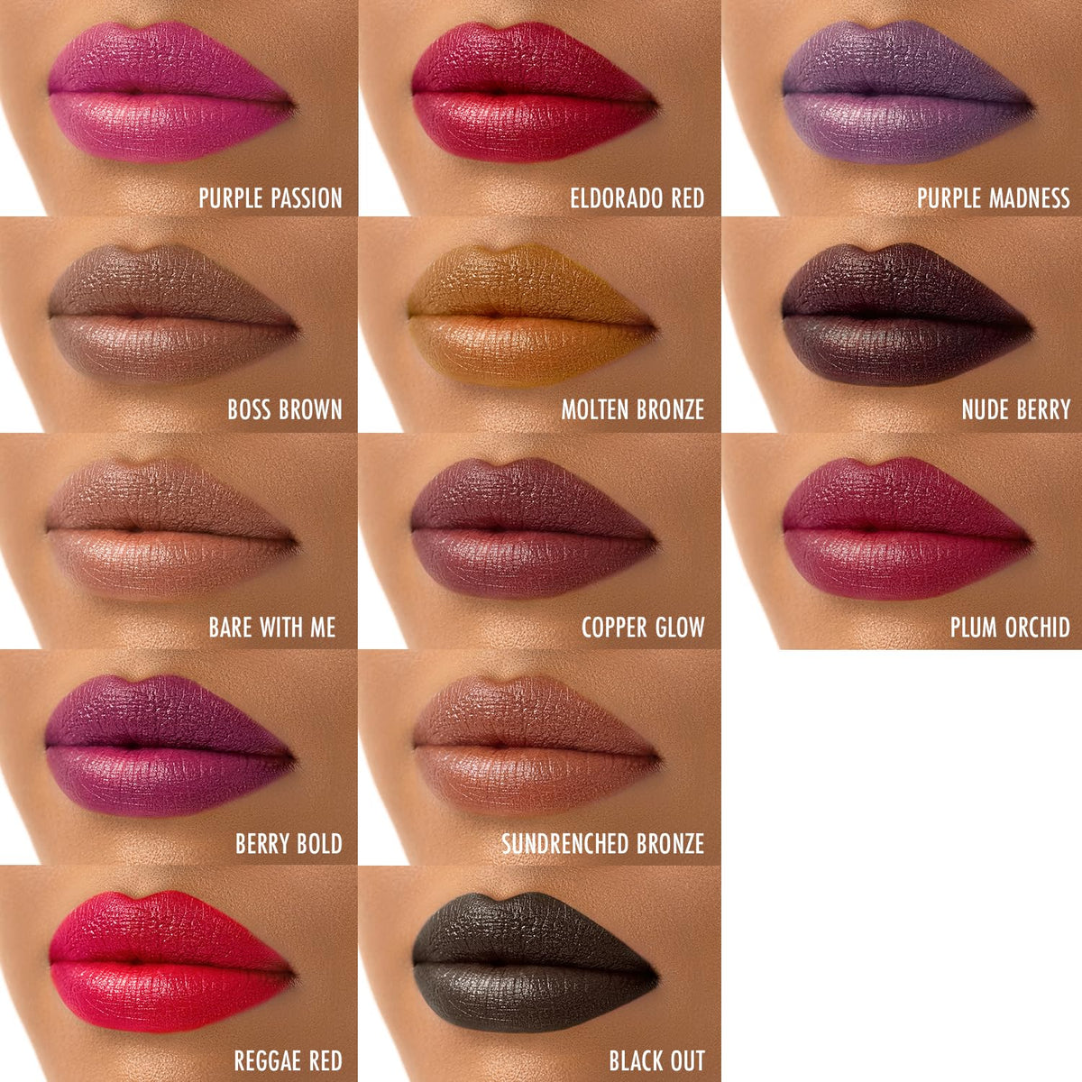 Black Radiance Perfect Tone Lip Color, Copper Glow, 0.13 Ounce