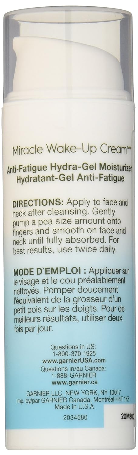 Garnier SkinActive Miracle Anti-Fatigue Wake-Up Hydra-Gel Moisturizer, Flui