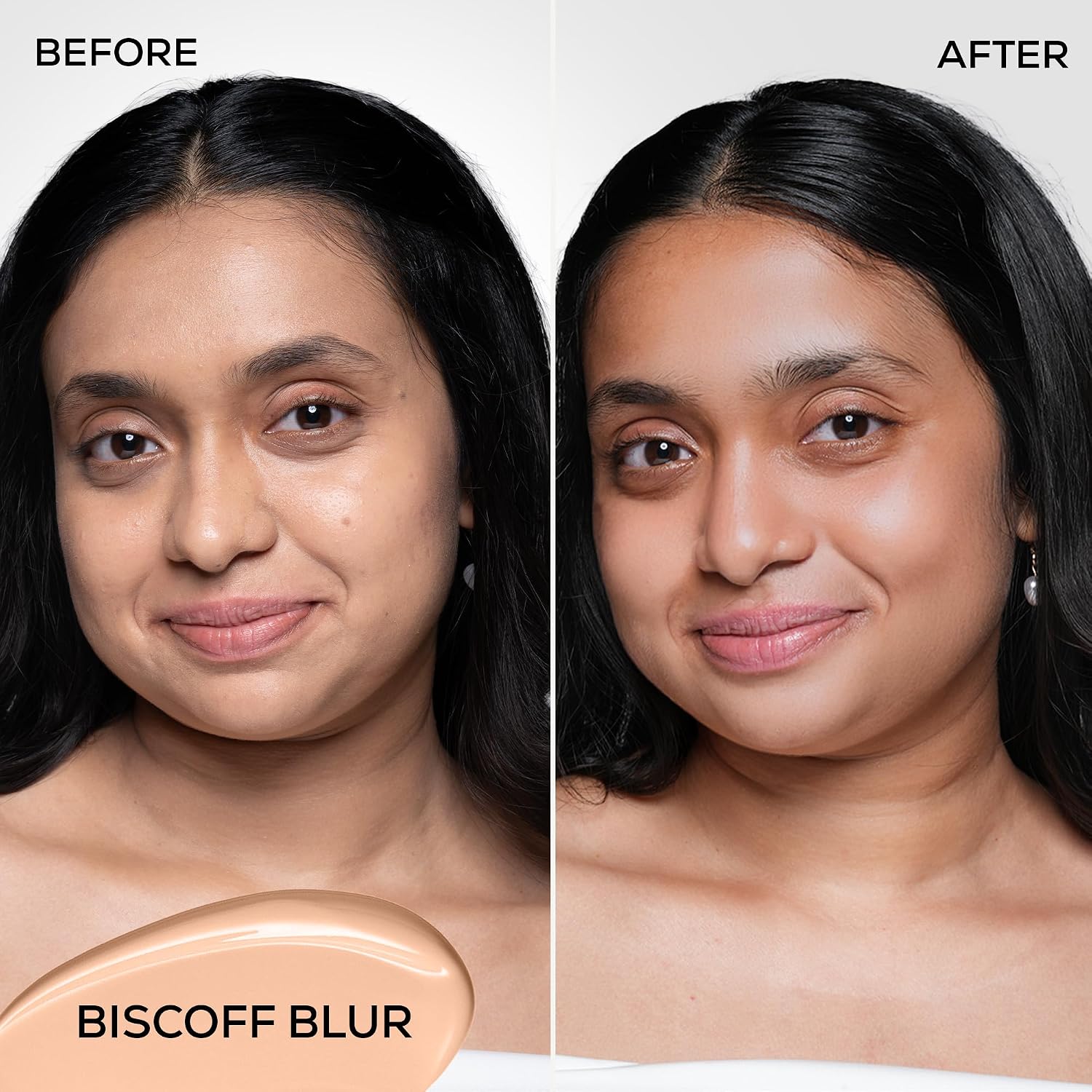 RENEE Bollywood Filter Blurring Liquid Foundation - Biscoff Blur | Full Coverage, Matte Finish | Blurs Pores & Blemishes | Hydrates & Evens Skin Tone | with Niacinamide & Hyaluronic Acid | 30ml