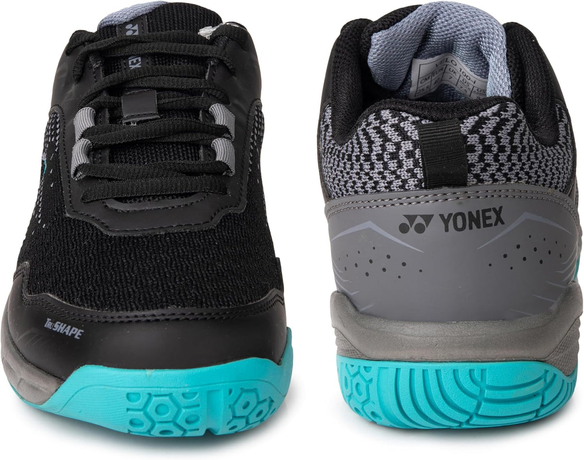 YONEX Velo 100-i Badminton Shoes | Made in India | Ideal for Badminton,Squash,Table Tennis,Volleyball | Non-Marking Sole | TRU Cushion | Ergo Shape | Hexagrip |