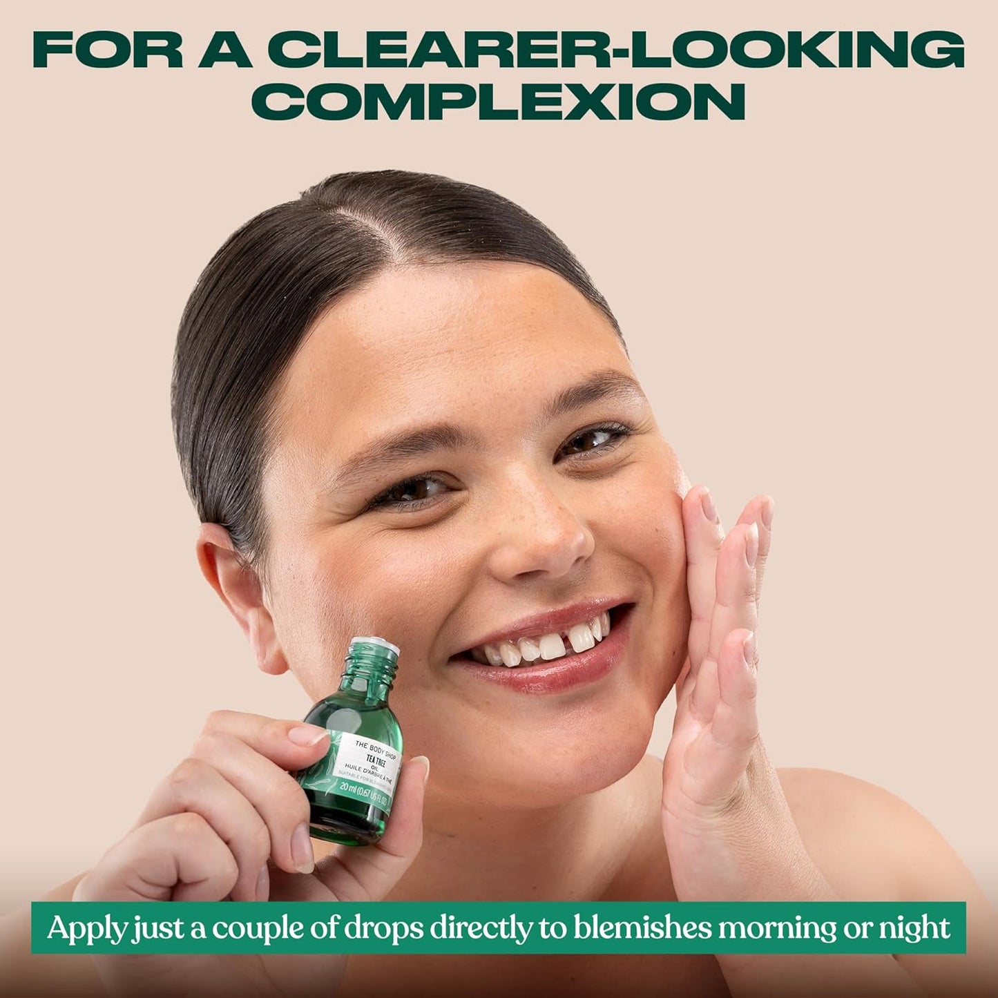 The Body Shop Tea Tree Oil, For Oily, Blemished Skin, Vegan, 0.67 Oz