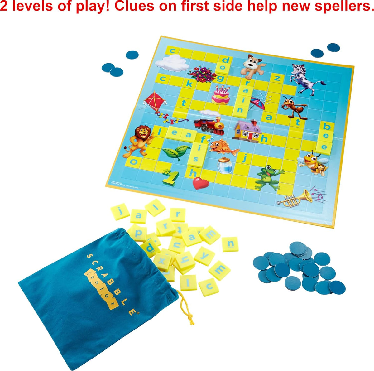 Mattel Games Kid Scrabble Junior Crossword Board Game
