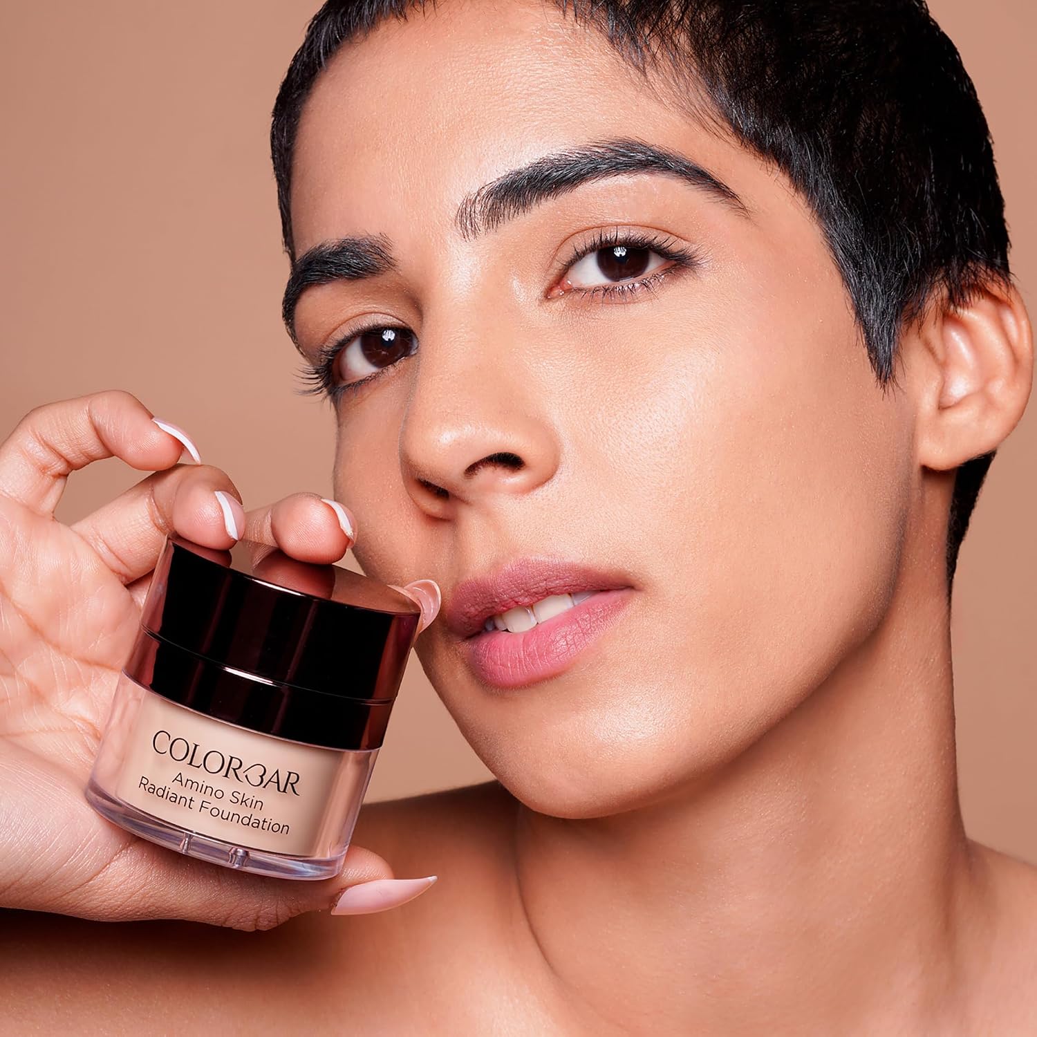 Colorbar Amino Skin Radiant Cream Foundation (Rose Mild 004, 15g) | Smooth and Satin finish | High-coverage | Suitable for all skin types