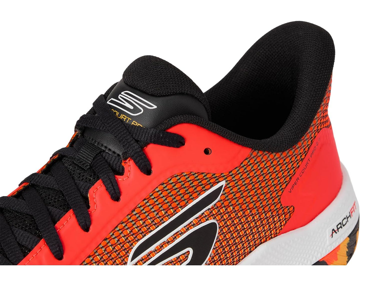 Skechers Men's Pickleball Viper Court Pro 2.0 Sneaker 10 UK (11 US) Orange